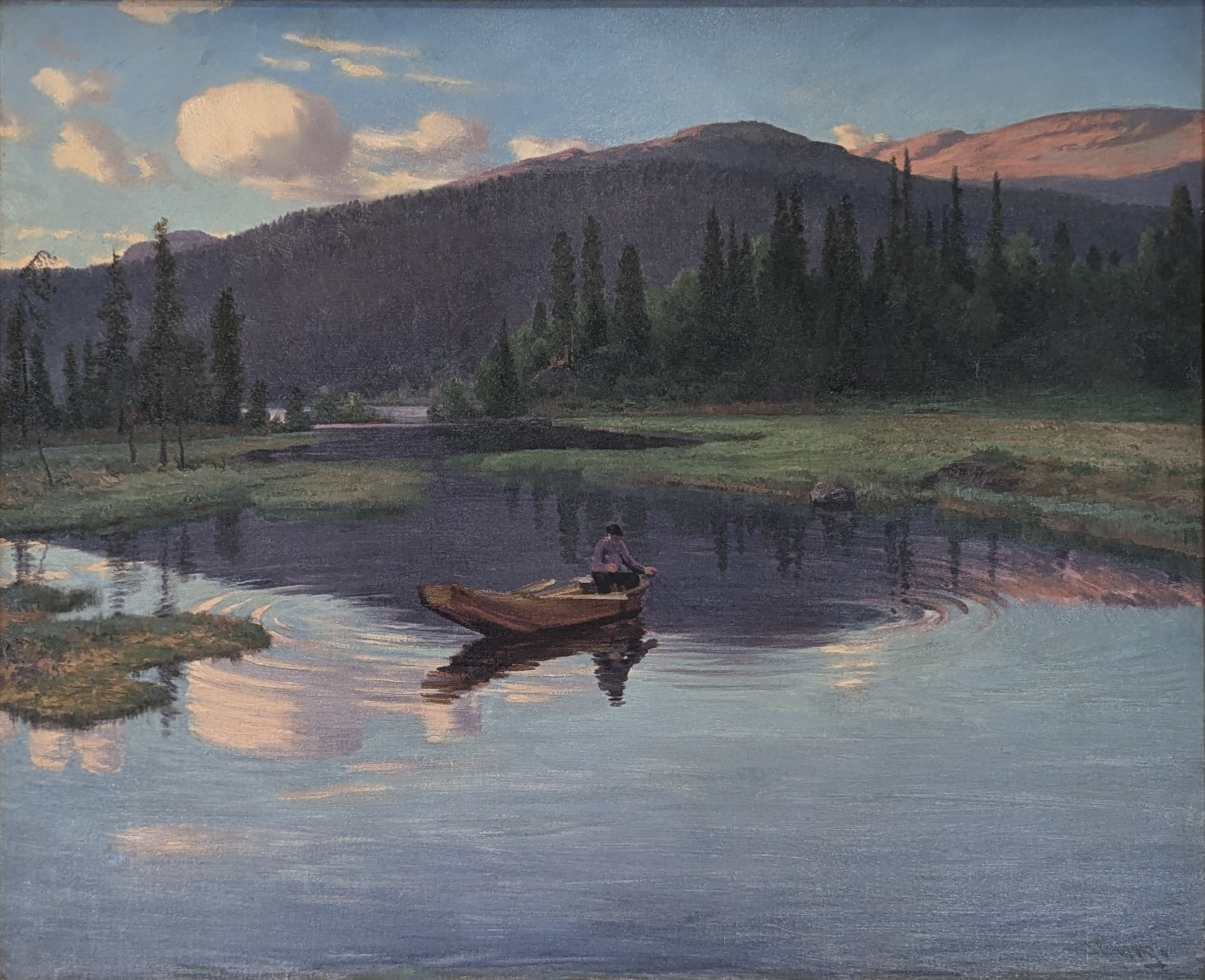 Jupsjøen X by Christian Skredsvig