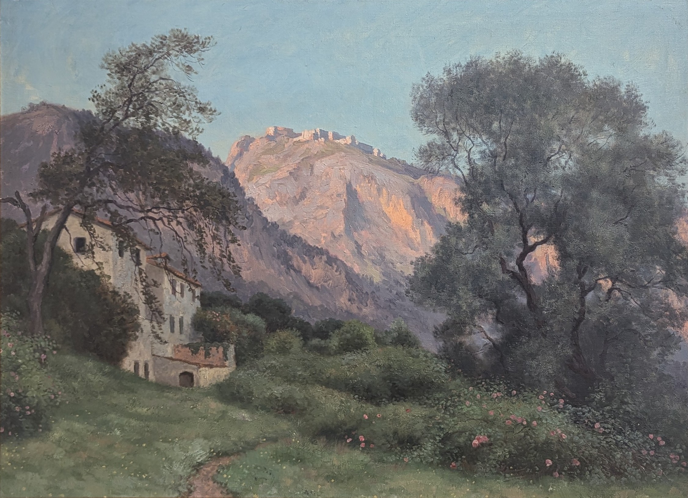 Aften ved Rivieraen by Christian Skredsvig