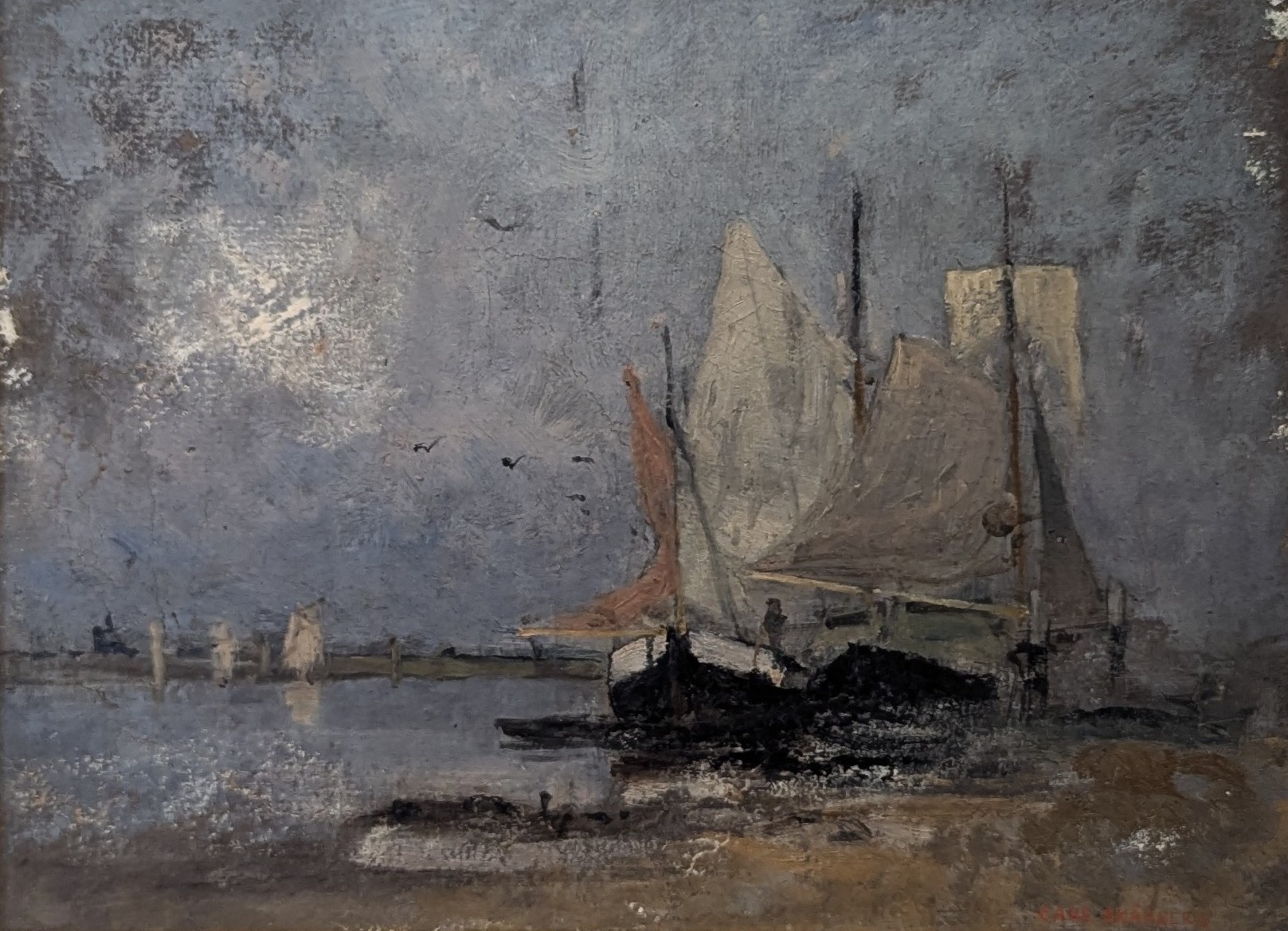 Fiskarbåtar by Carl Skånberg