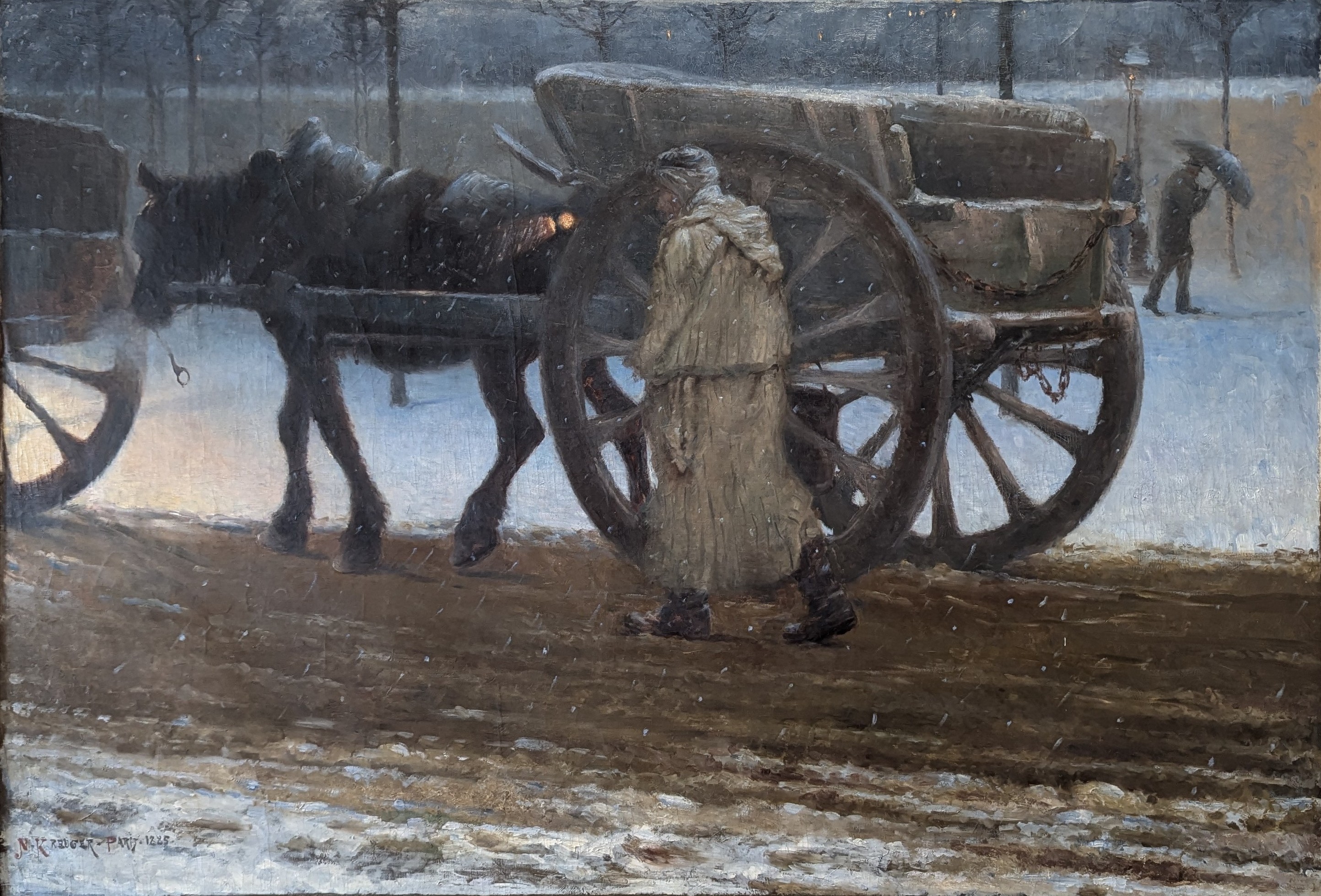 Snöväder, Paris by Nils Kreuger