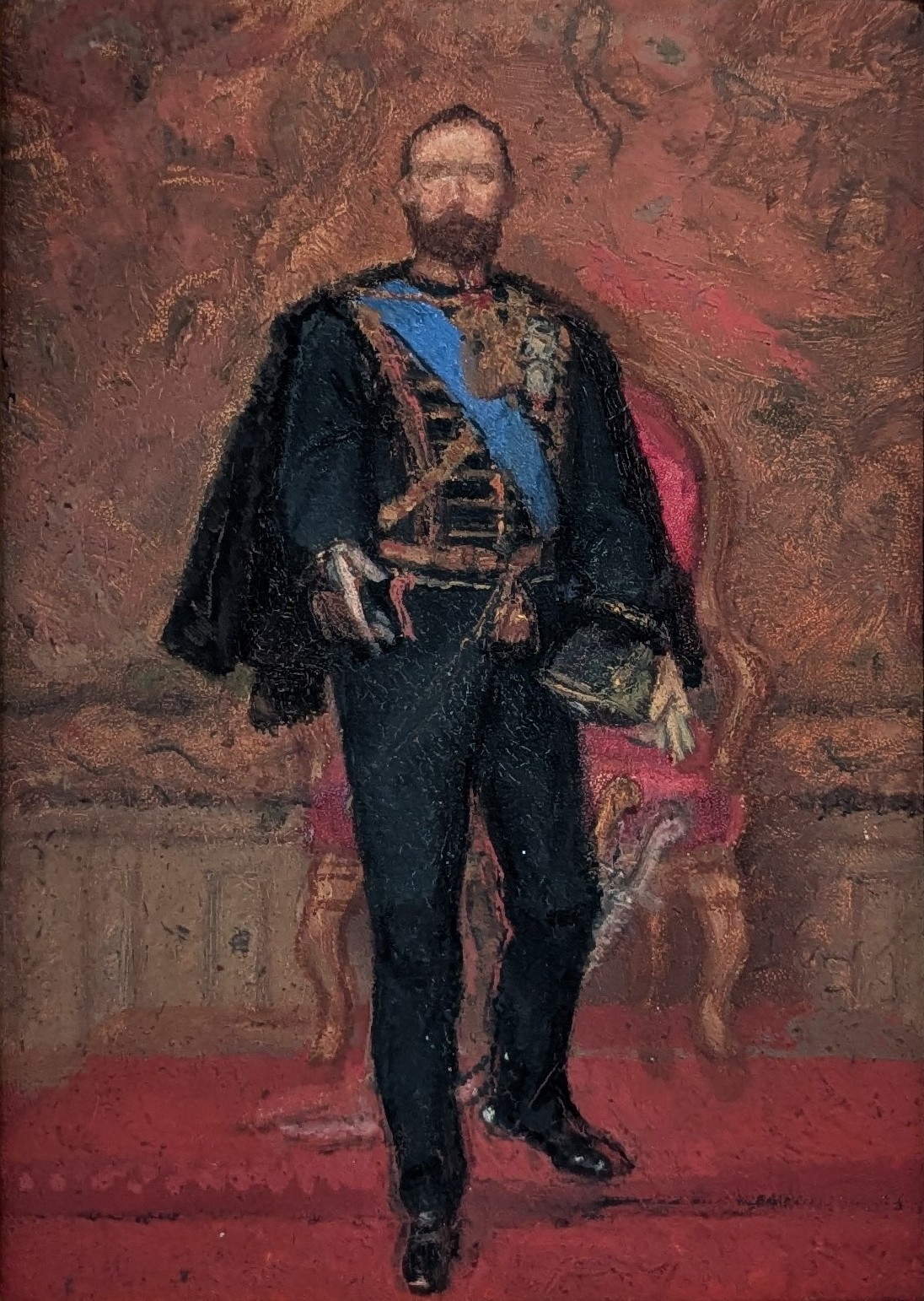 Porträtt av H.M. Konung Karl XV by Georg von Rosen