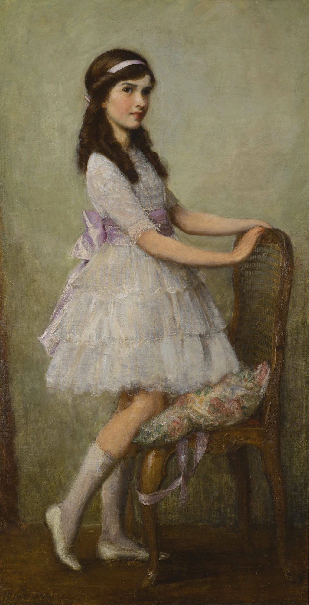 Portrait of Miss Barbara de Selincourt, Herbert James Draper