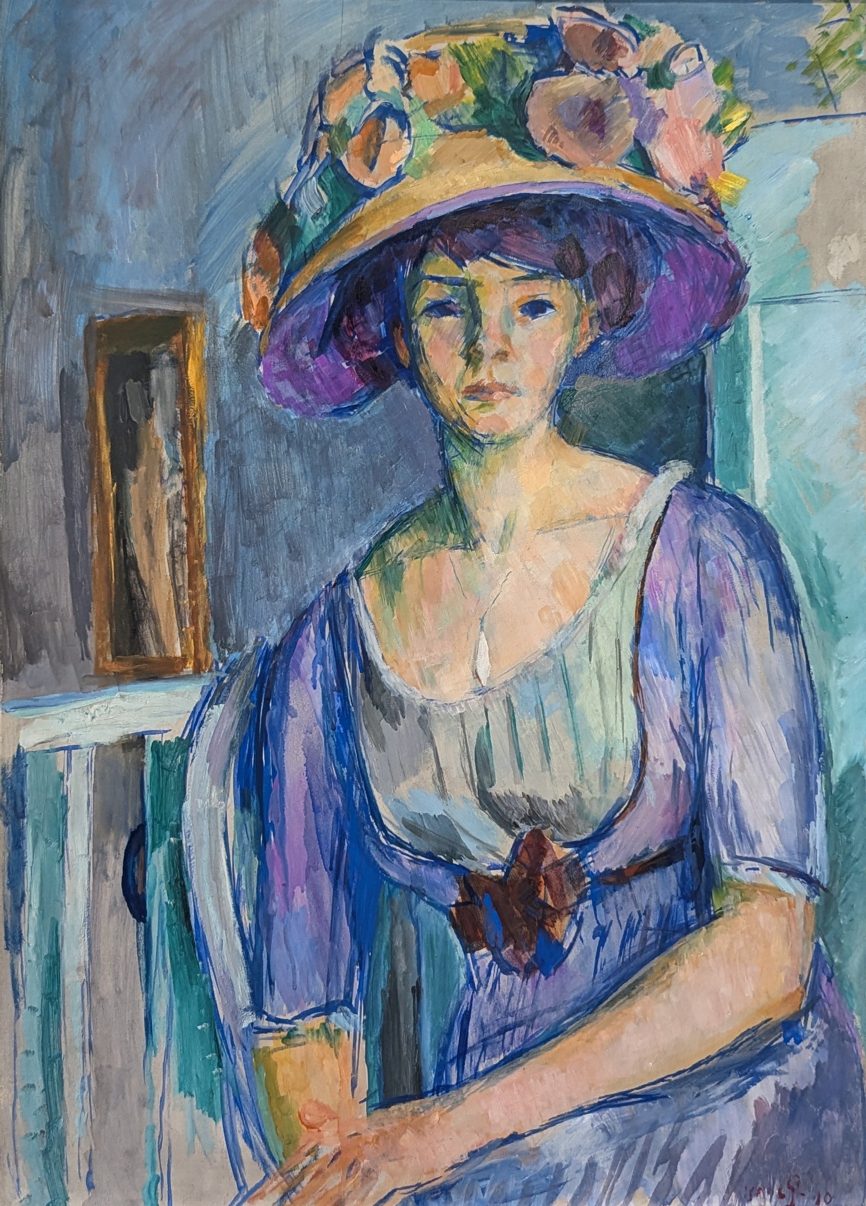 Damporträtt by Isaac Grünewald