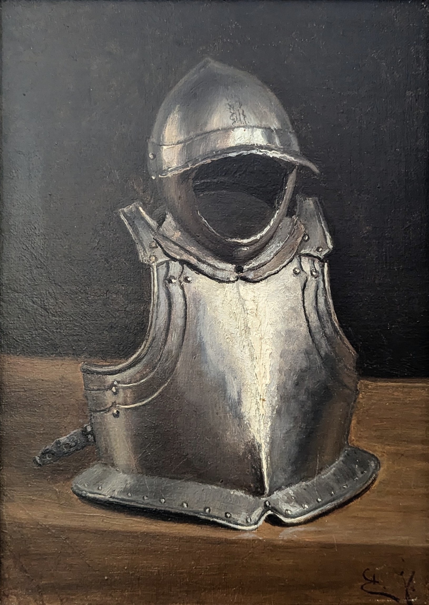 Harnesk och hjälm by Eugène Jansson