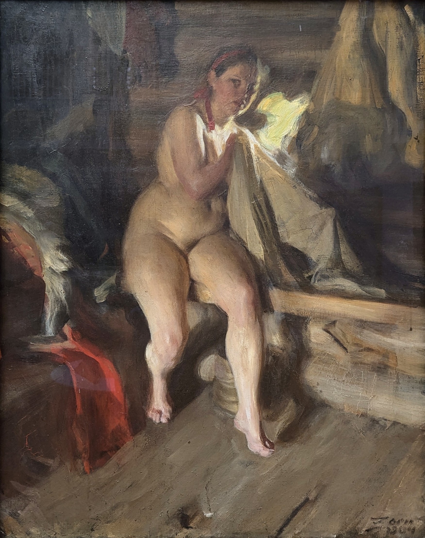 På loftet by Anders Zorn