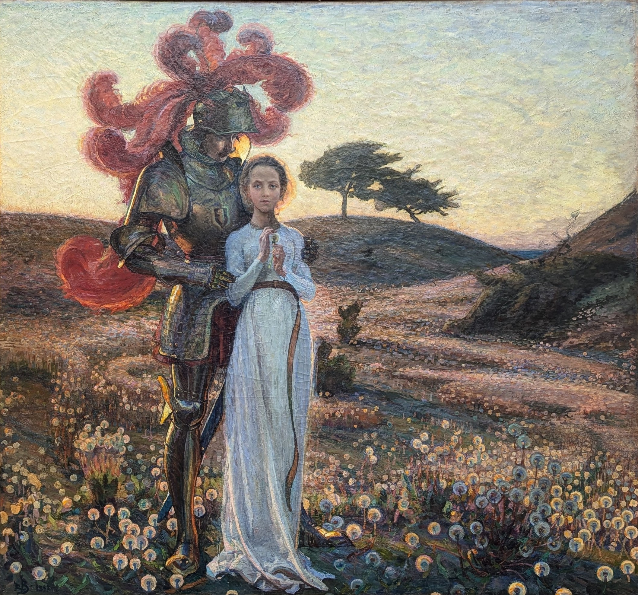 Riddaren och jungfrun by Richard Bergh