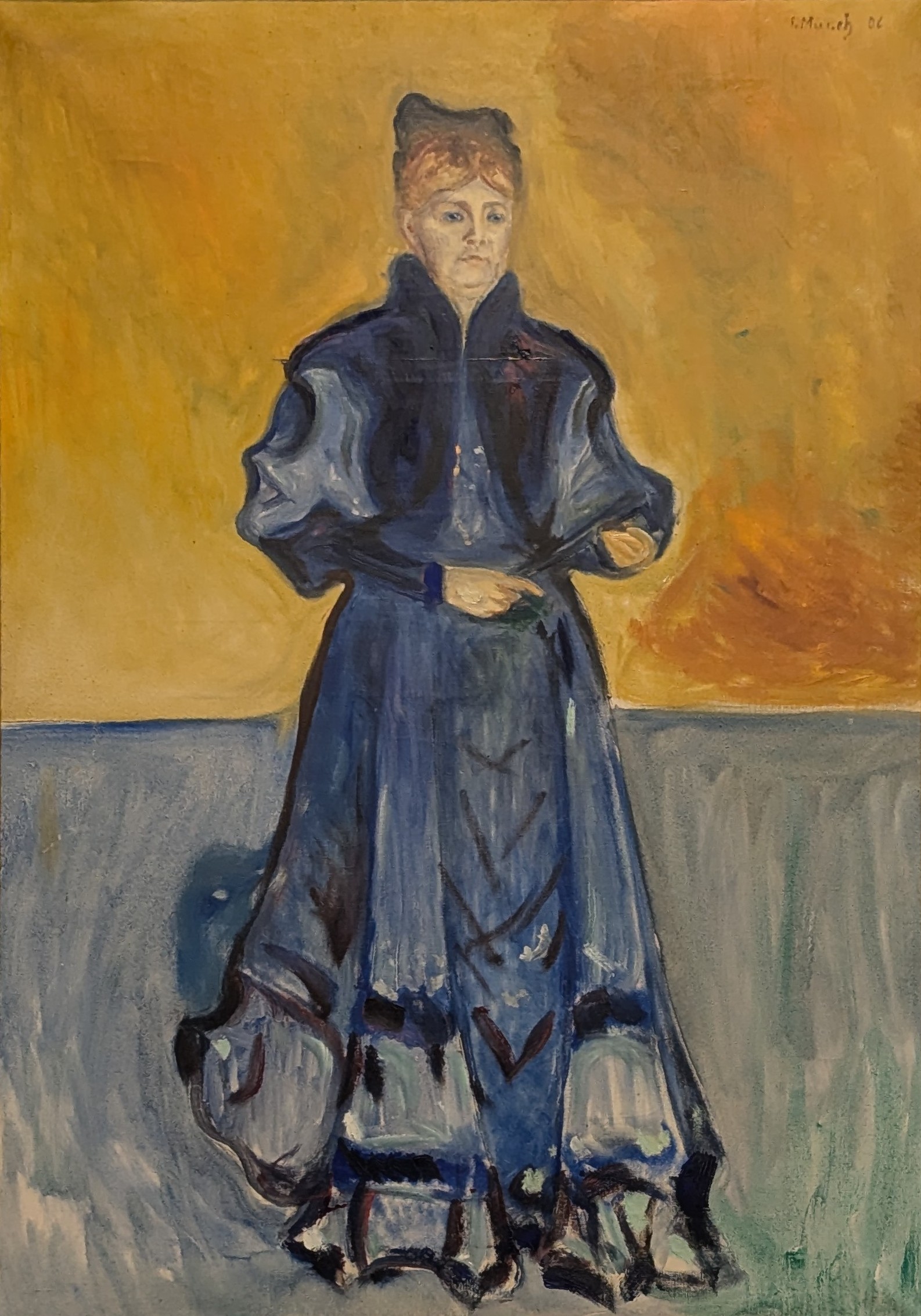 Porträtt av Fru Förster-Nietzsche by Edvard Munch