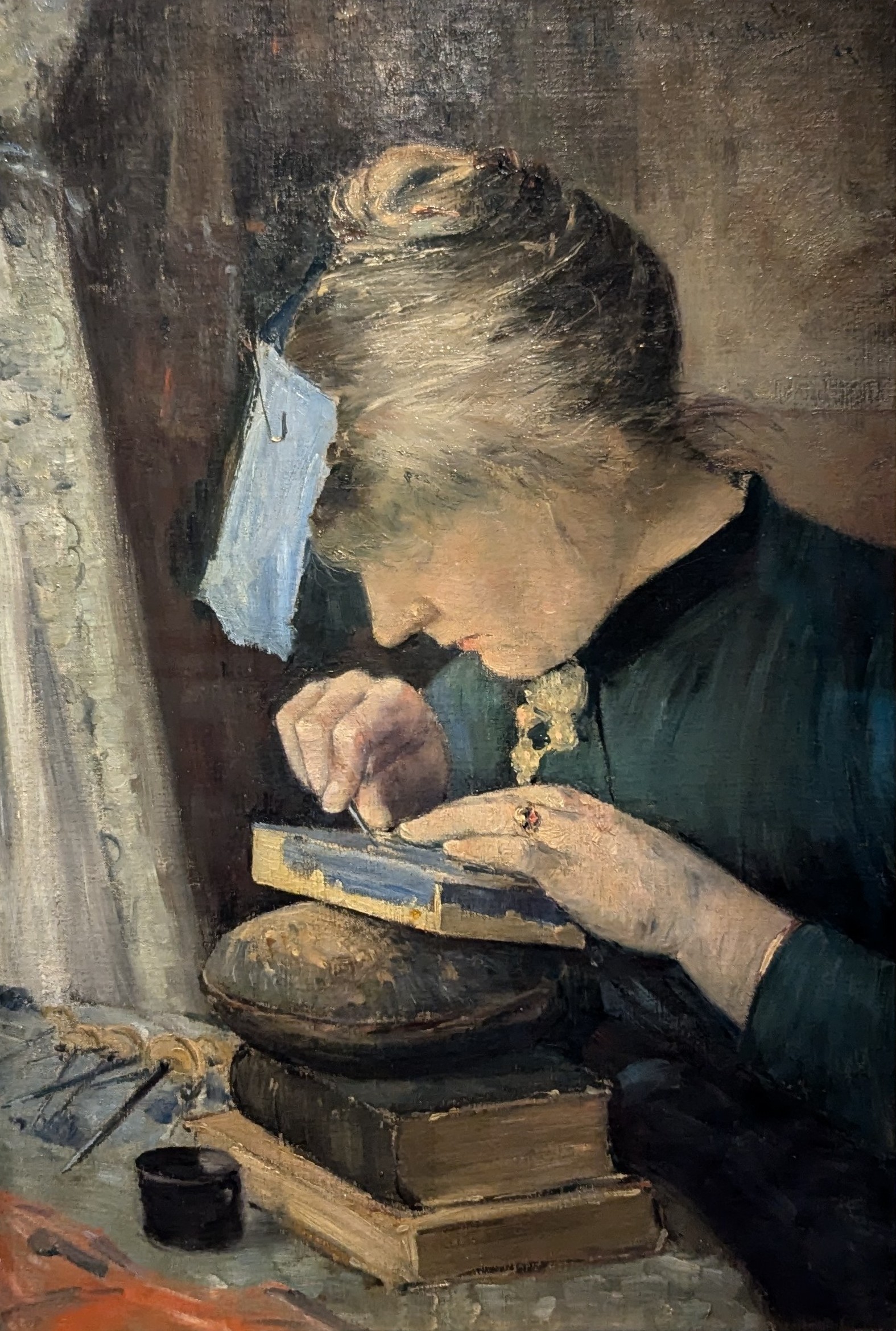 Konstnärens fästmö by Karl Nordström