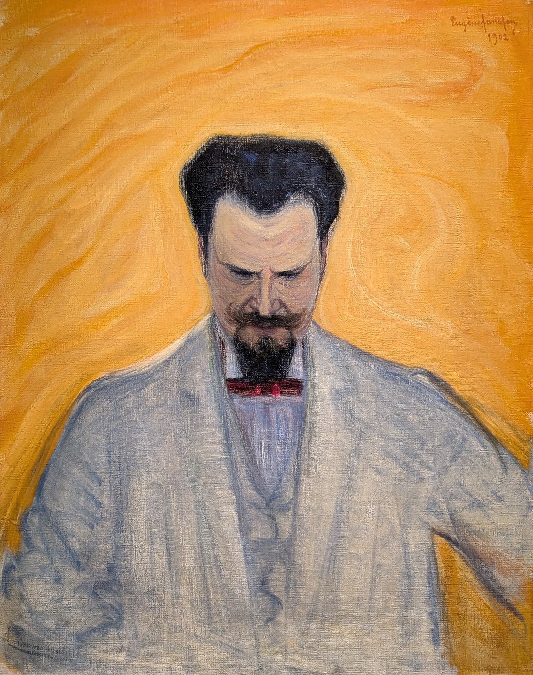 Porträtt av Ernest Thiel by Eugène Jansson