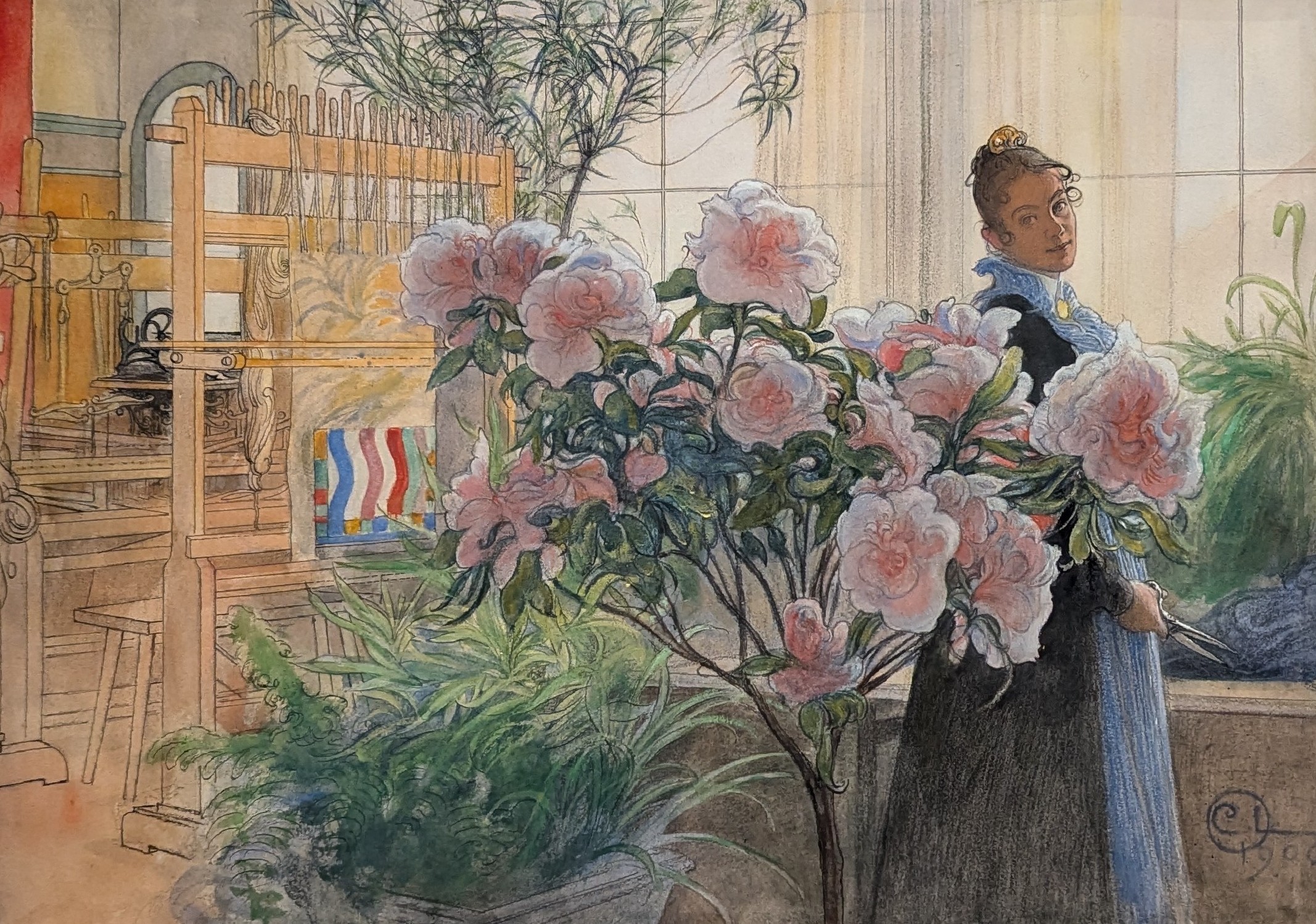 Azalea by Carl Larsson