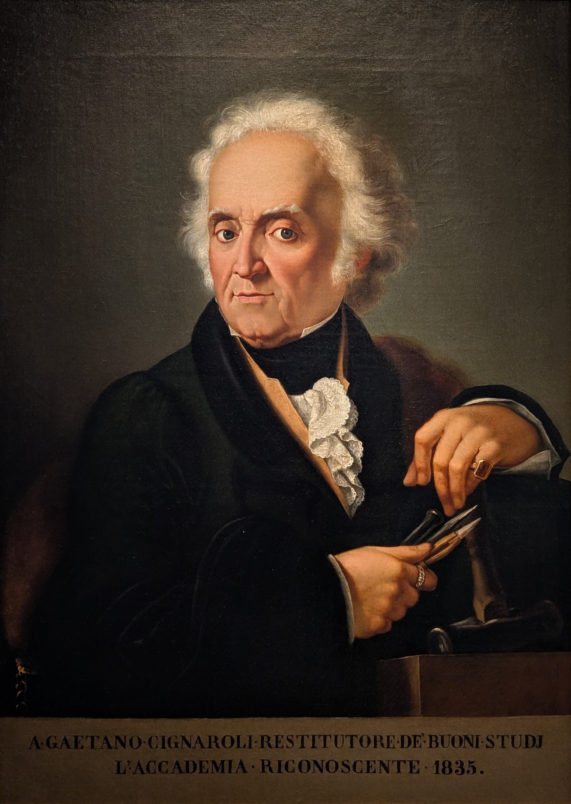 Ritratto di Gaetano Cignaroli by Carlo Zusi