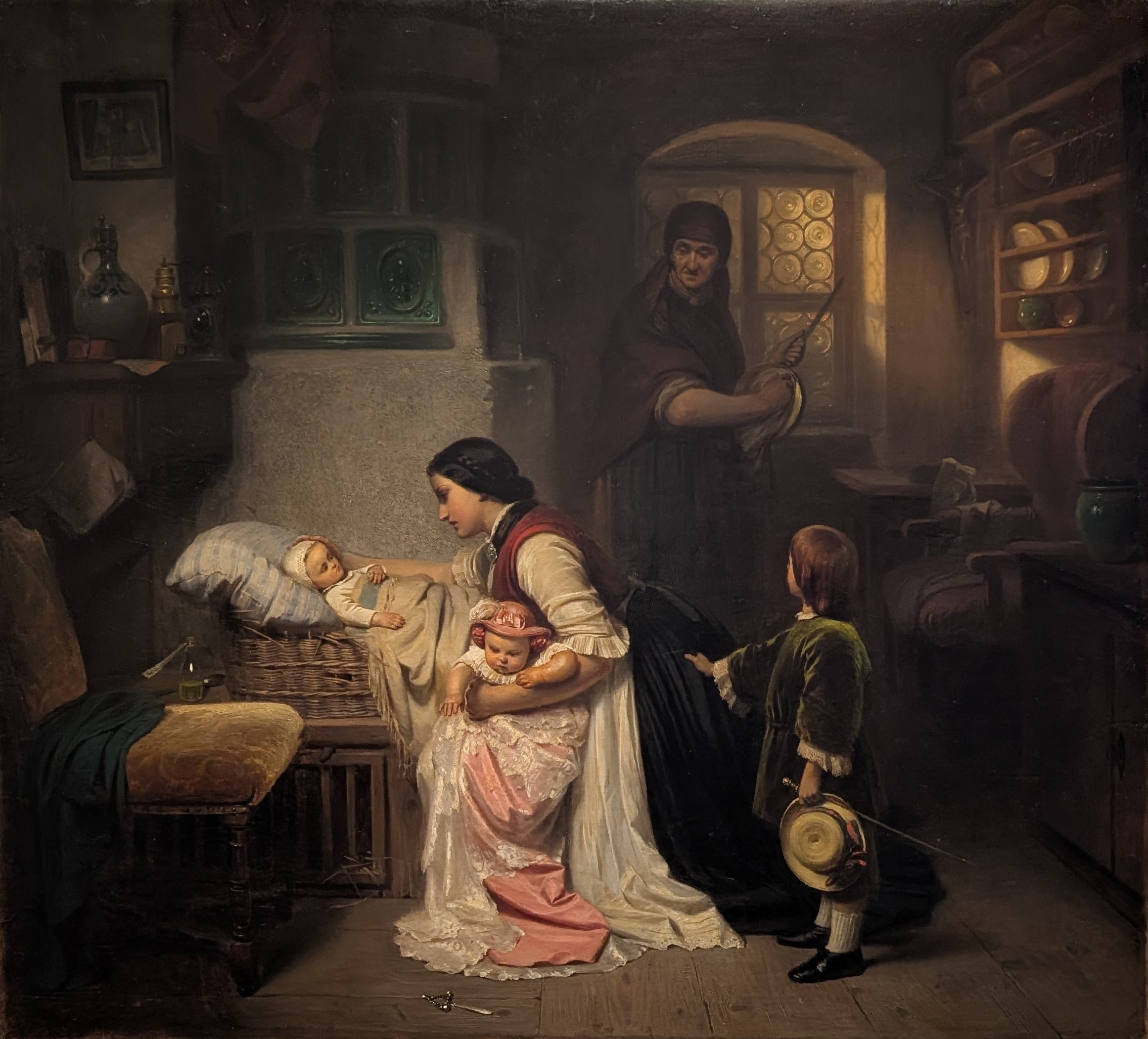 Das kindermädchen by Karl Theodor von Piloty