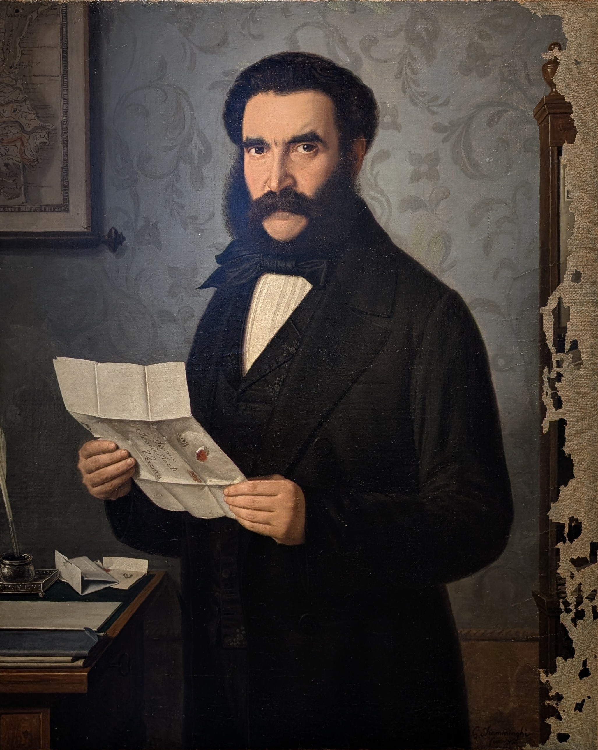 Ritratto di Israele Forti by Giacomo Fiamminghi