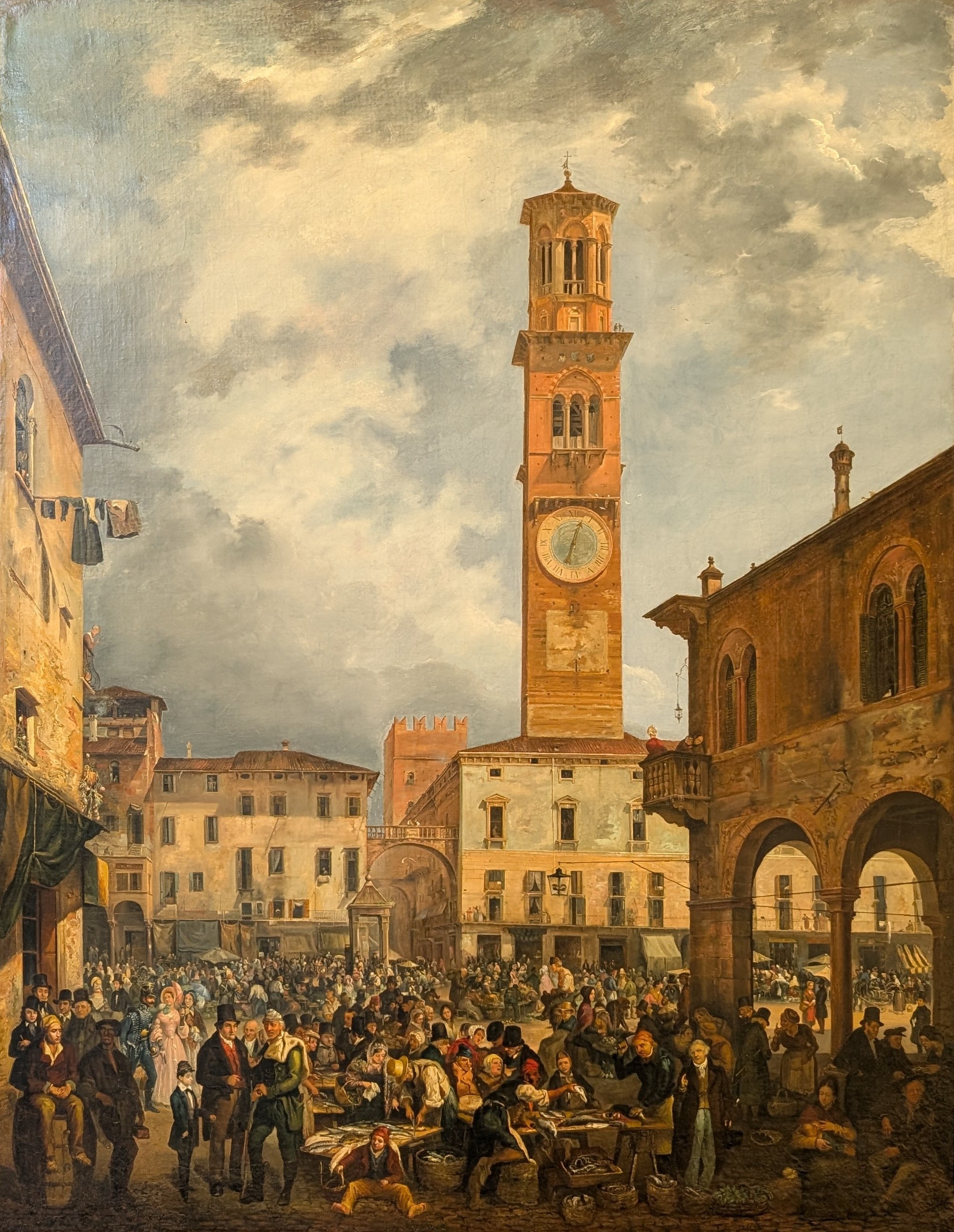 Piazza Erbe by Carlo Ferrari