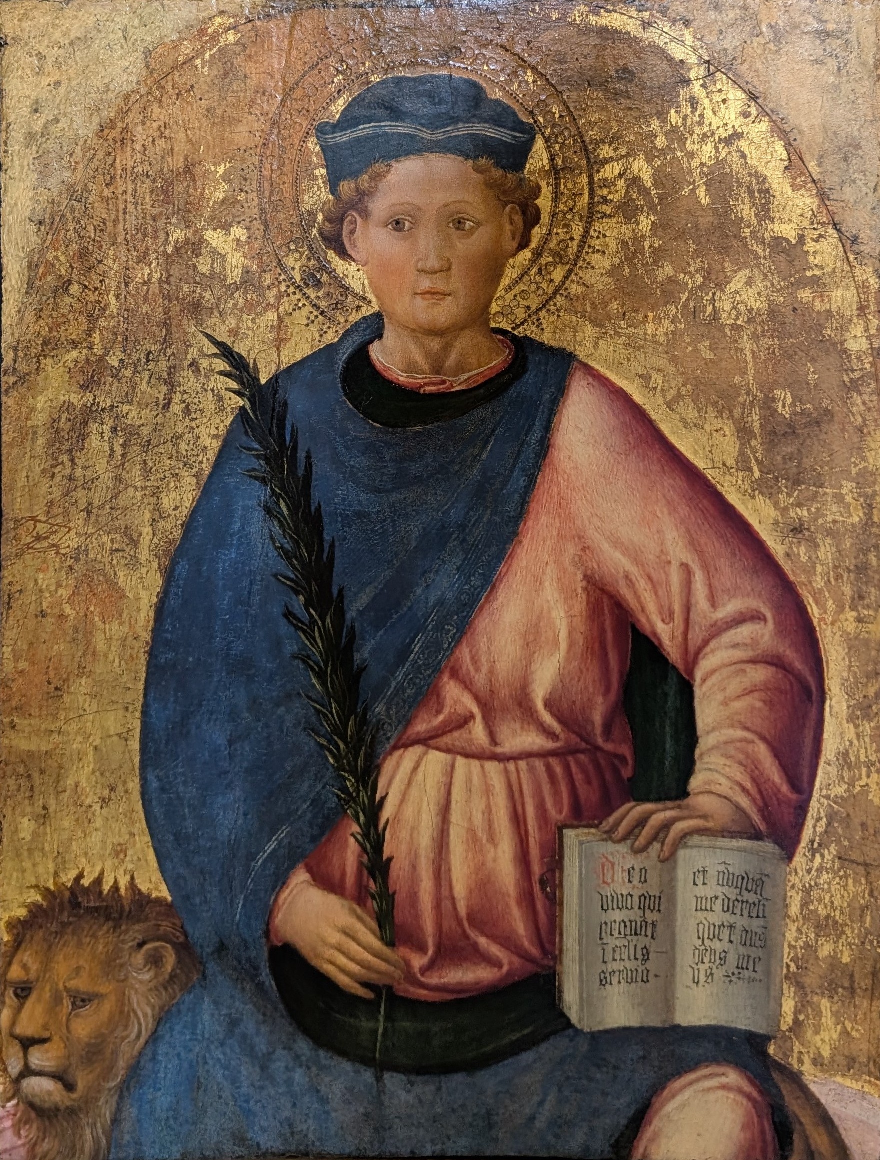 Annunciazione / San Mamaso di Cesarea by Francesco de' Franceschi