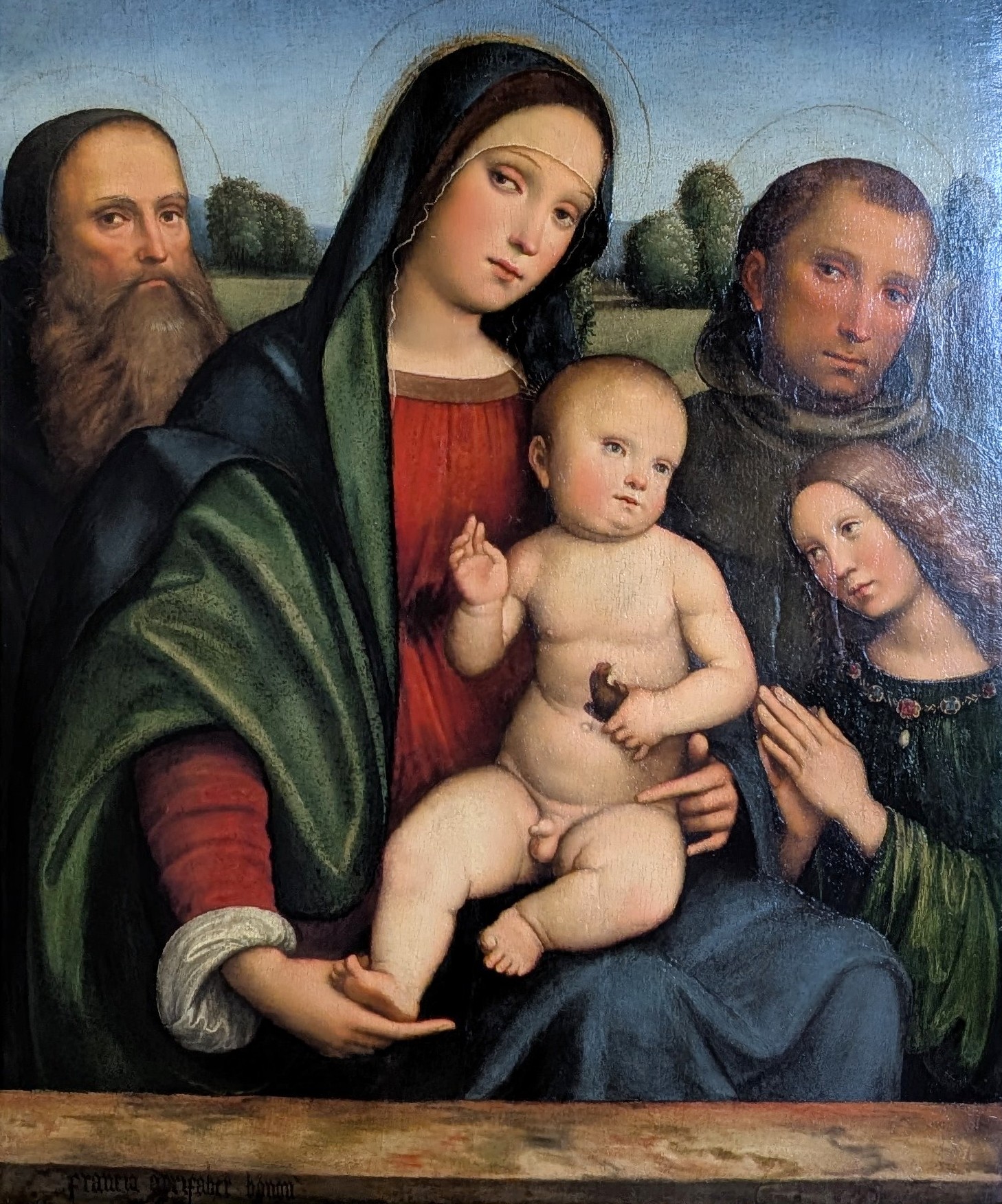 Sacra conversazione by Francesco Raibolini