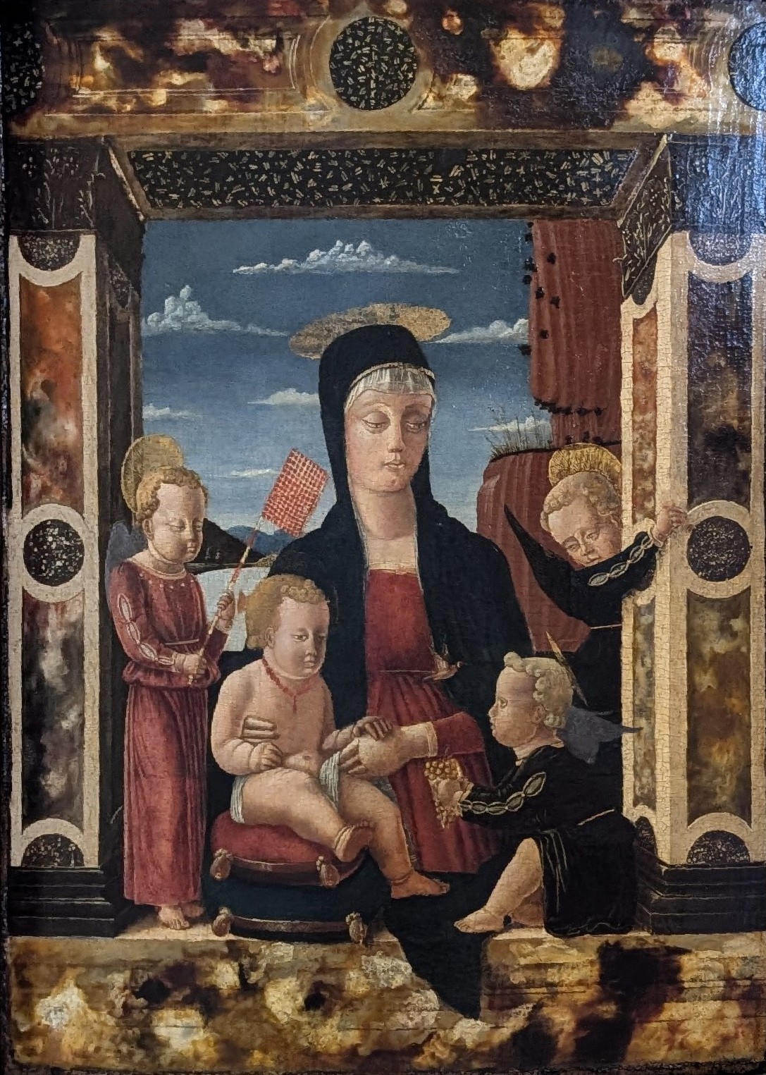 Madonna del ventaglio by Francesco Benaglio
