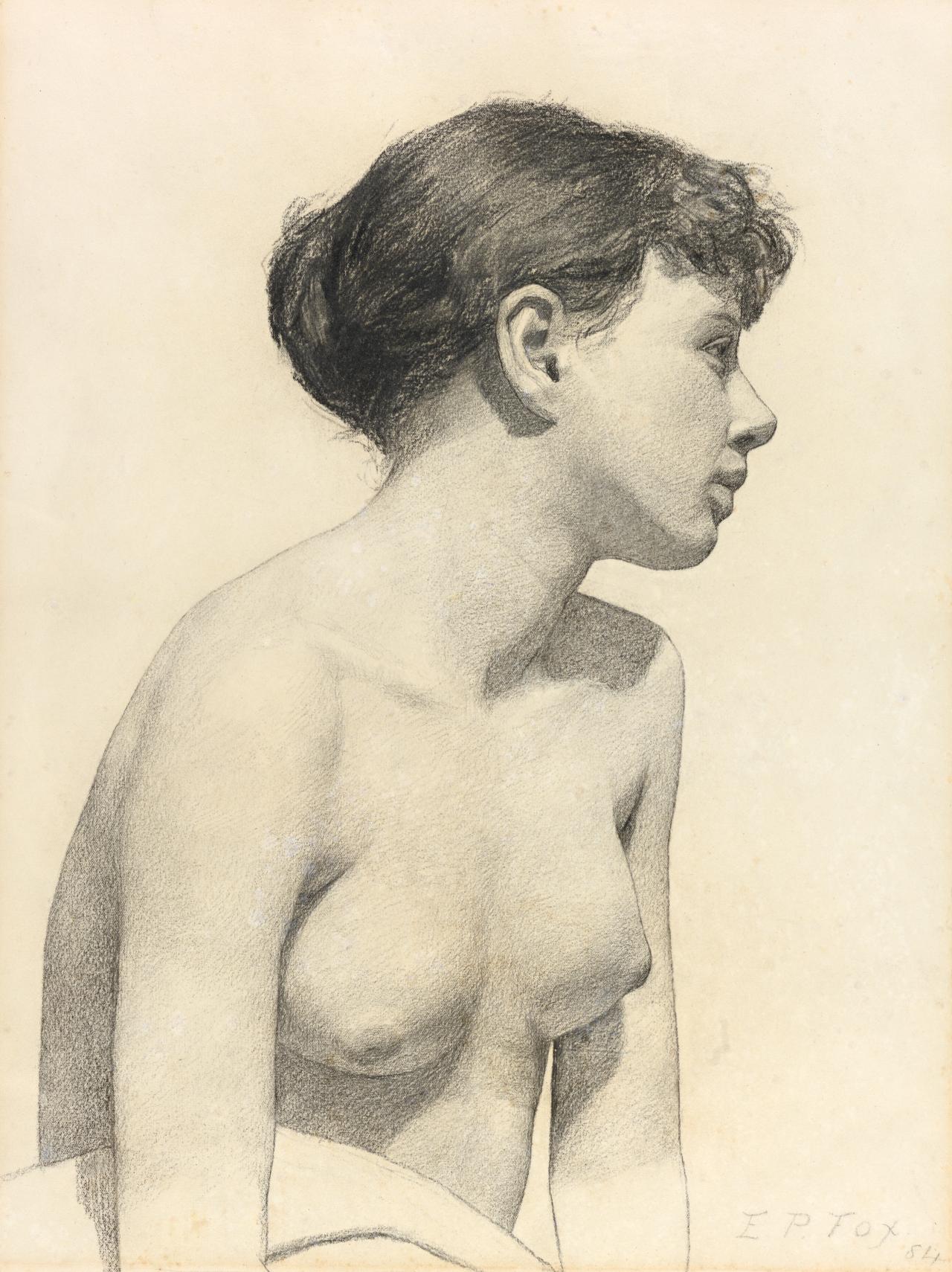 Nude Study by Emanuel Phillips Fox