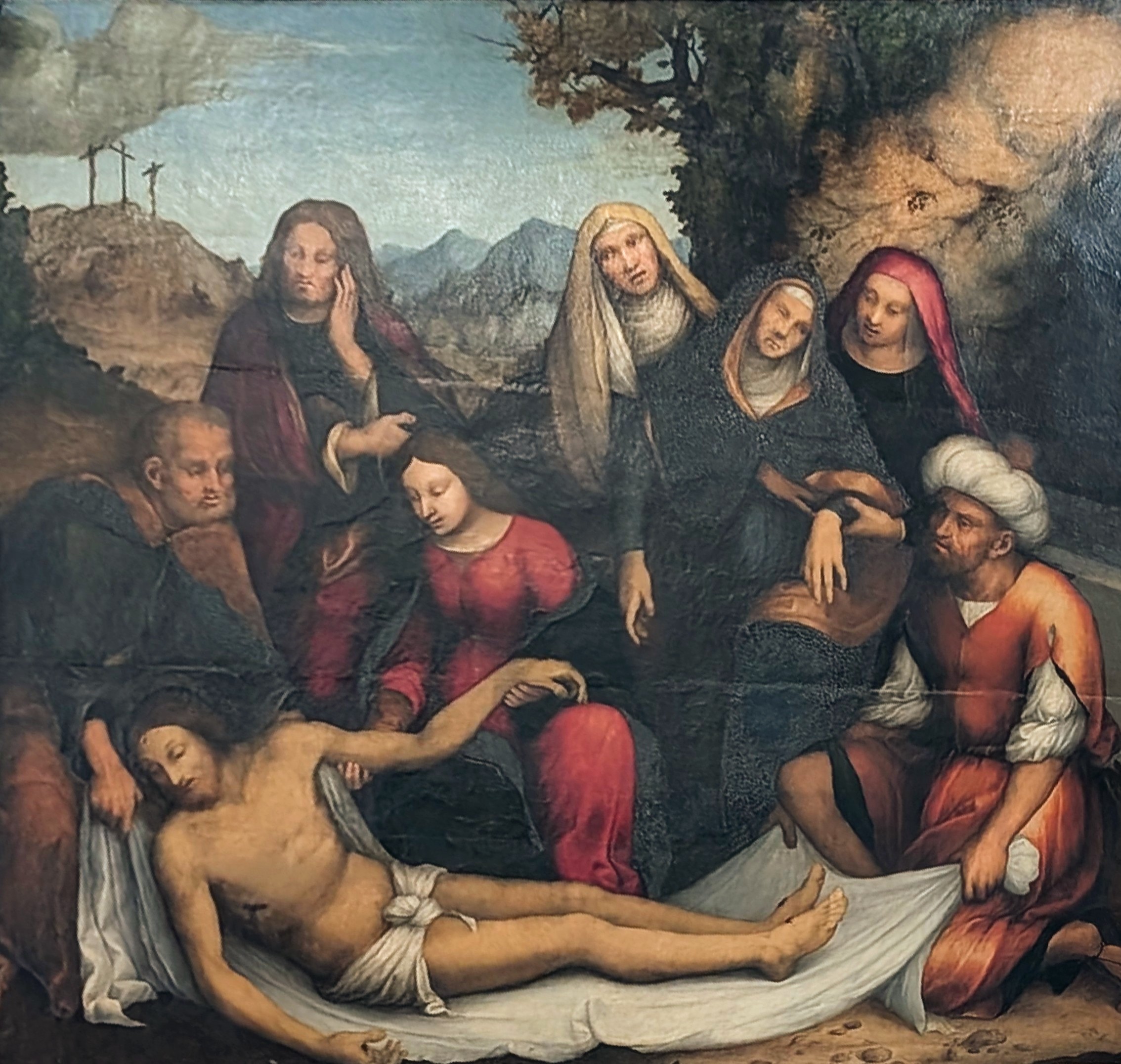 Compianto sul Cristo morto by Zenone Veronese
