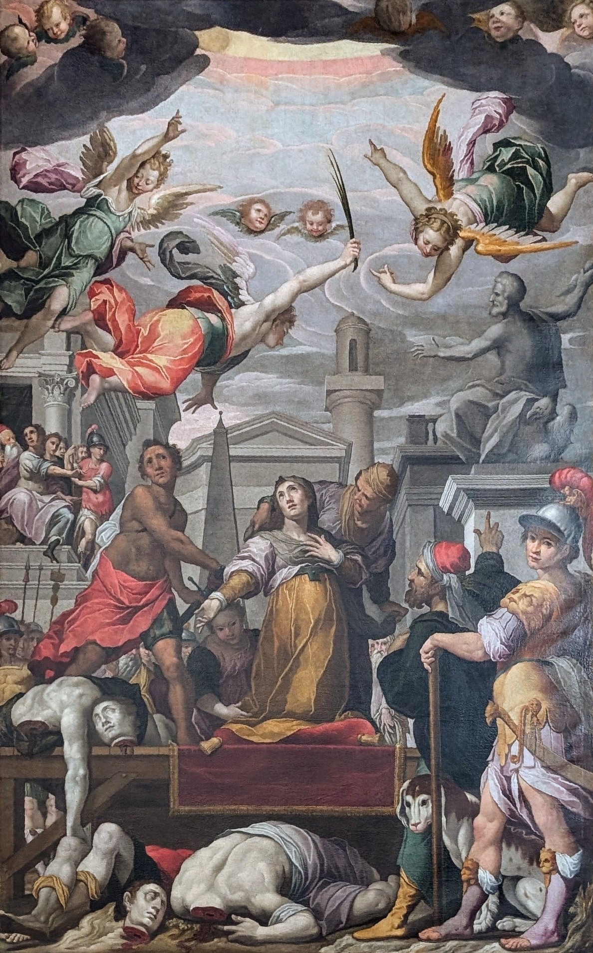 Martirio di Santa Felicita e i suoi figli by Giovanni Battista Trotti