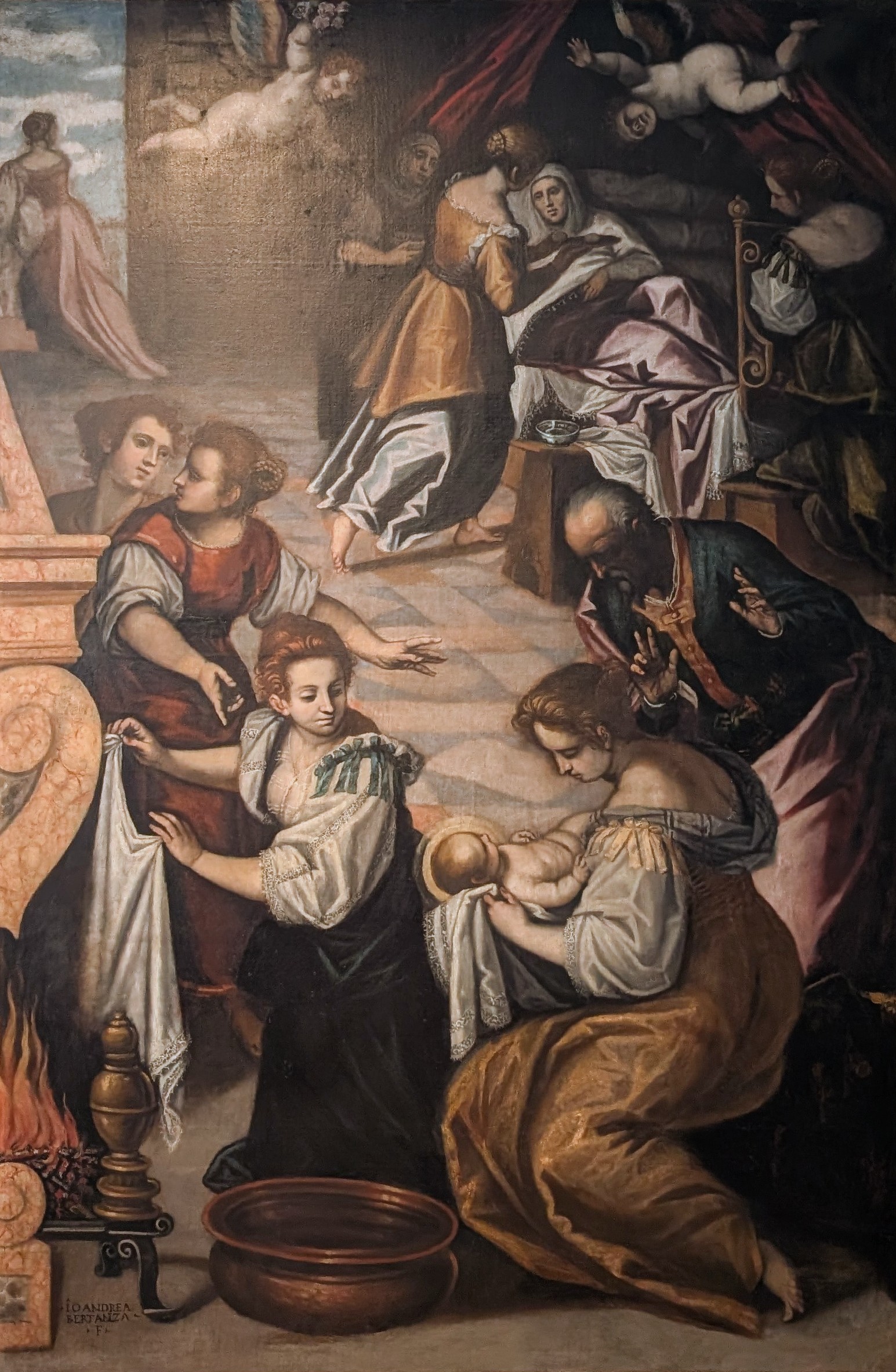 Nascita della vergine by Giovanni Andrea Bertanza