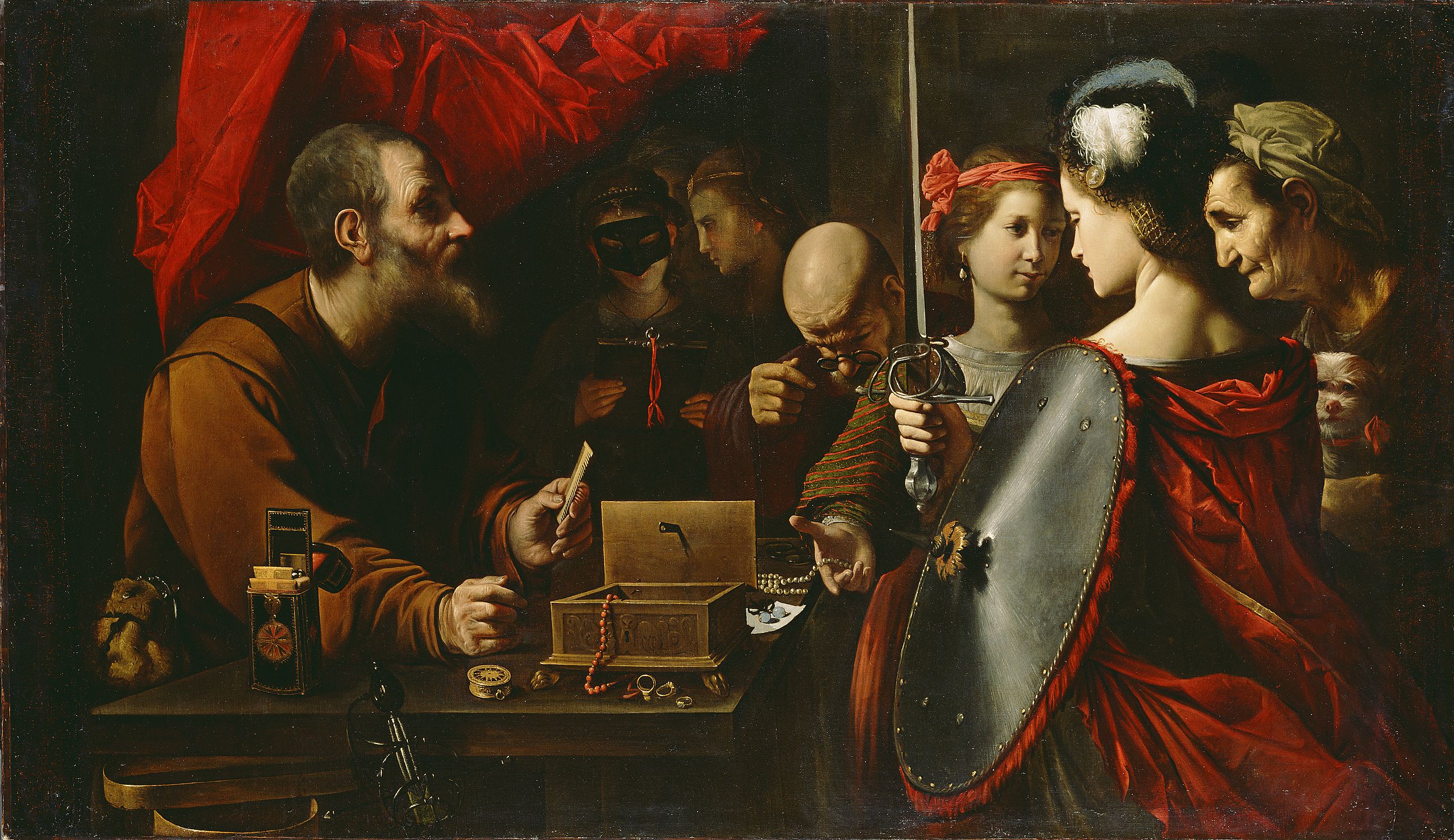 Achilles among the Daughters of Lycomedes, Pietro Paolini