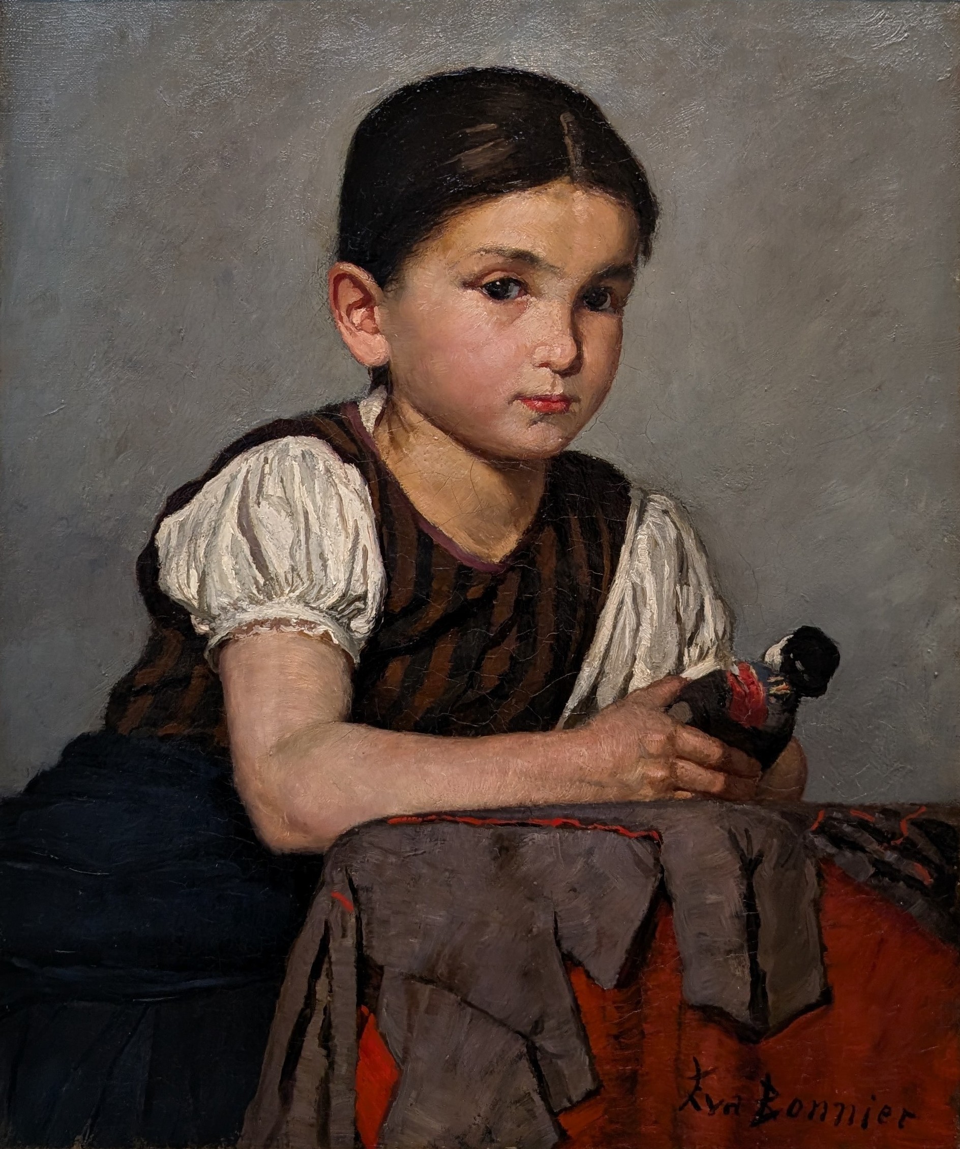 Flicka med Docka by Eva Bonnier