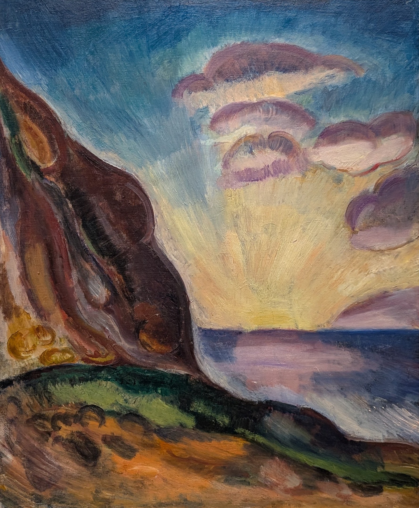 Soluppgång by Gösta Sandels