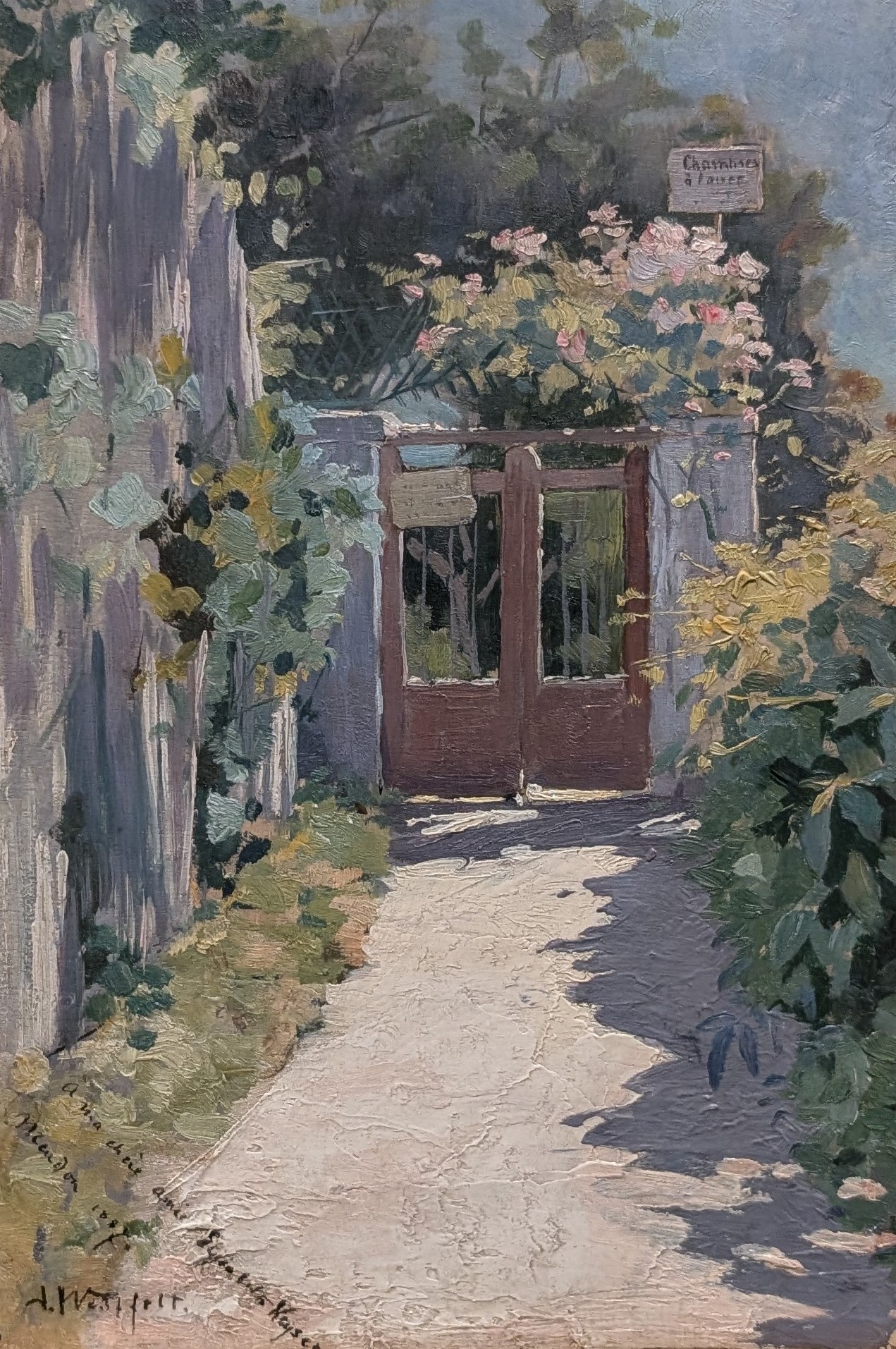 Motiv från Meudon by Ingeborg Westfelt-Eggertz