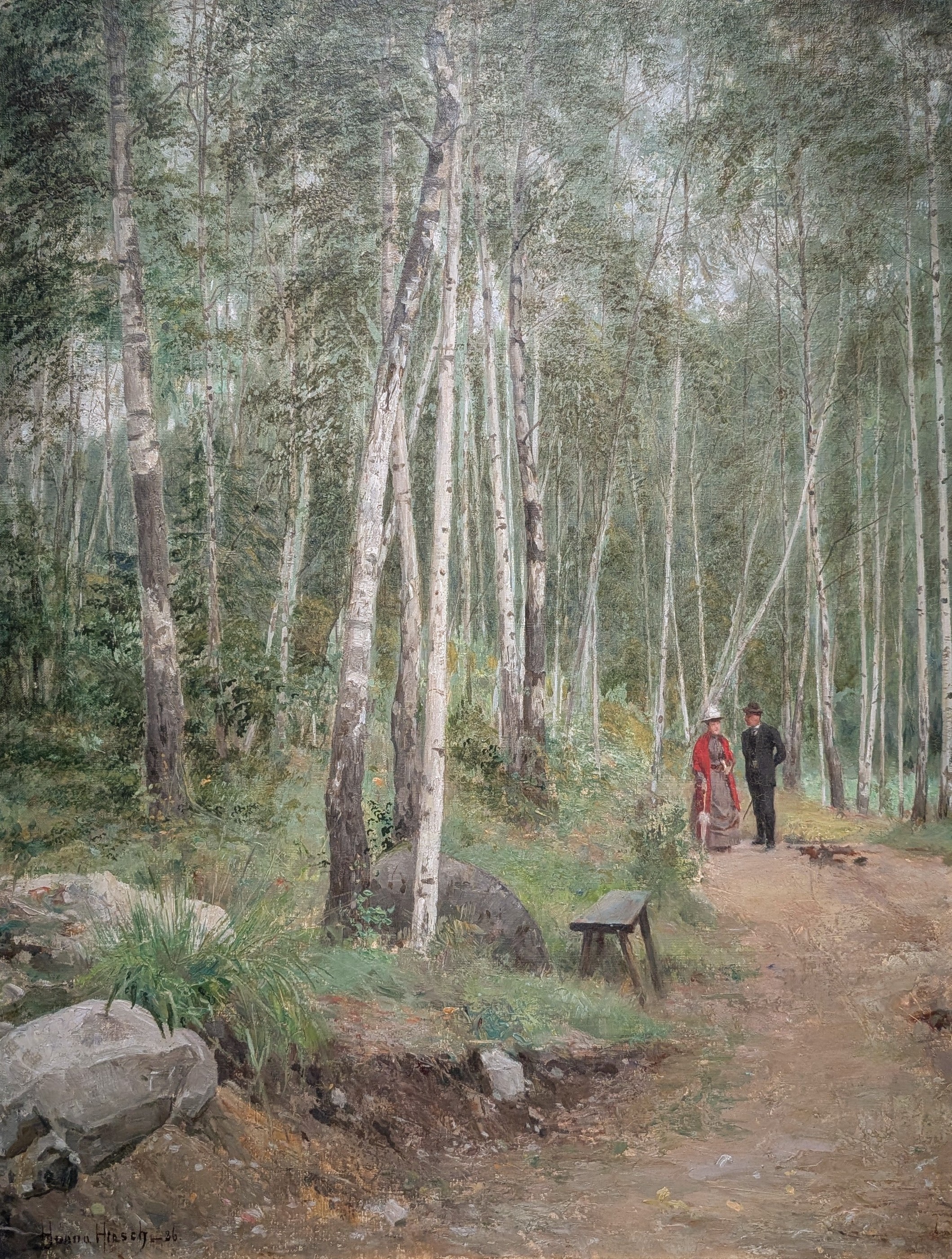 Skogspromenad by Hanna Hirsch Pauli