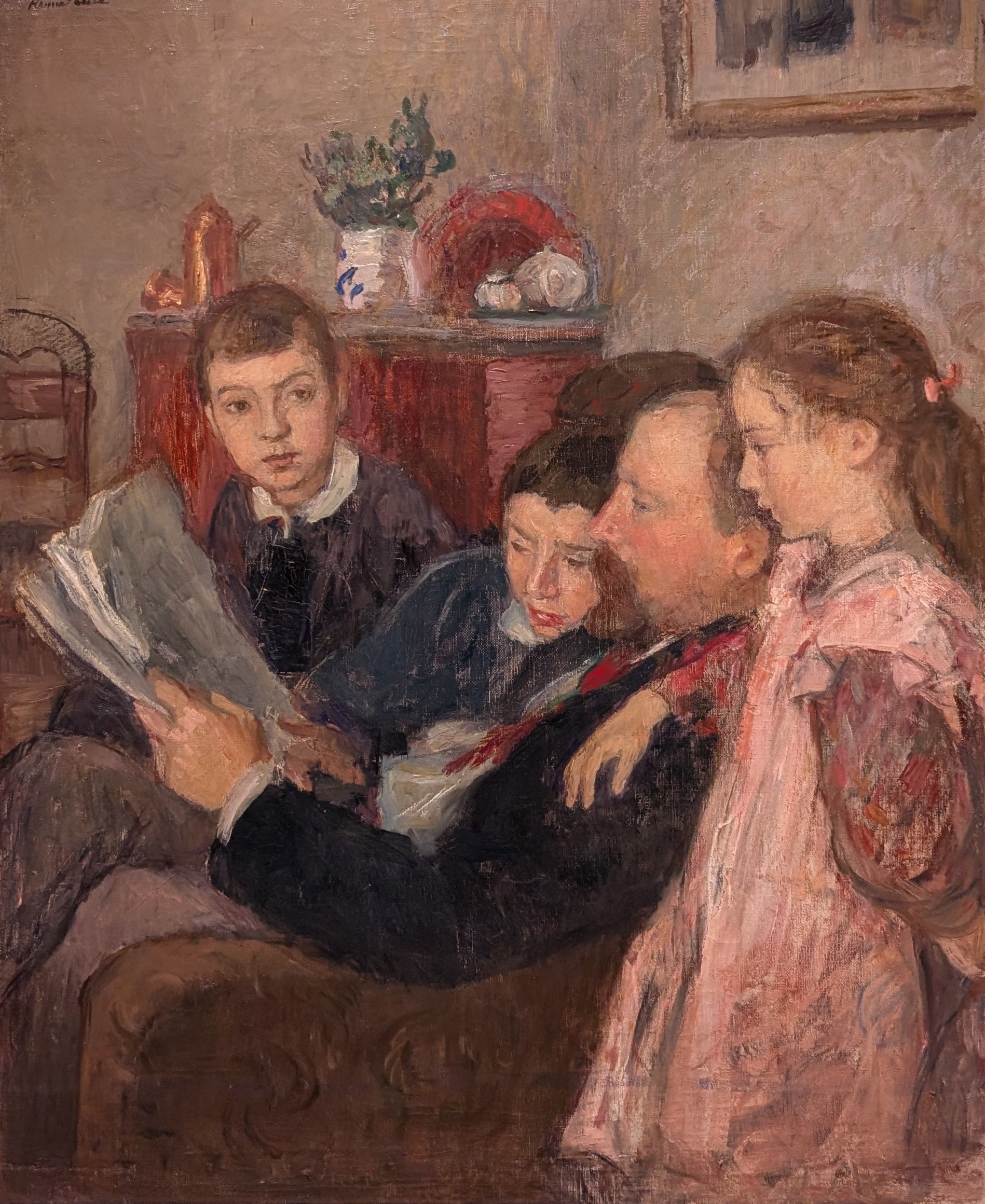 Familjelycka (Georg läser för barnen) by Hanna Hirsch Pauli