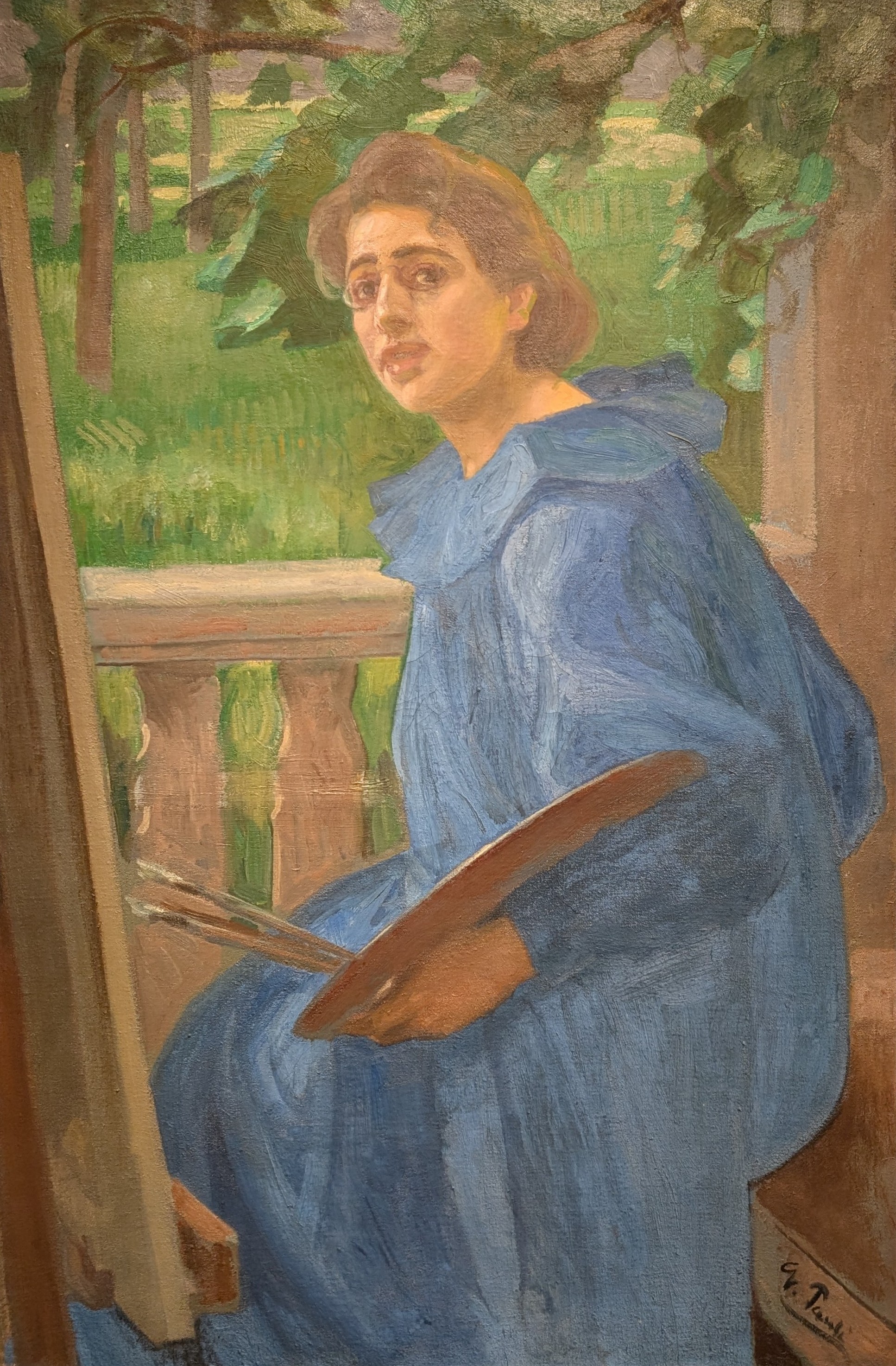 Målarinnan Hanna Pauli by Georg Pauli