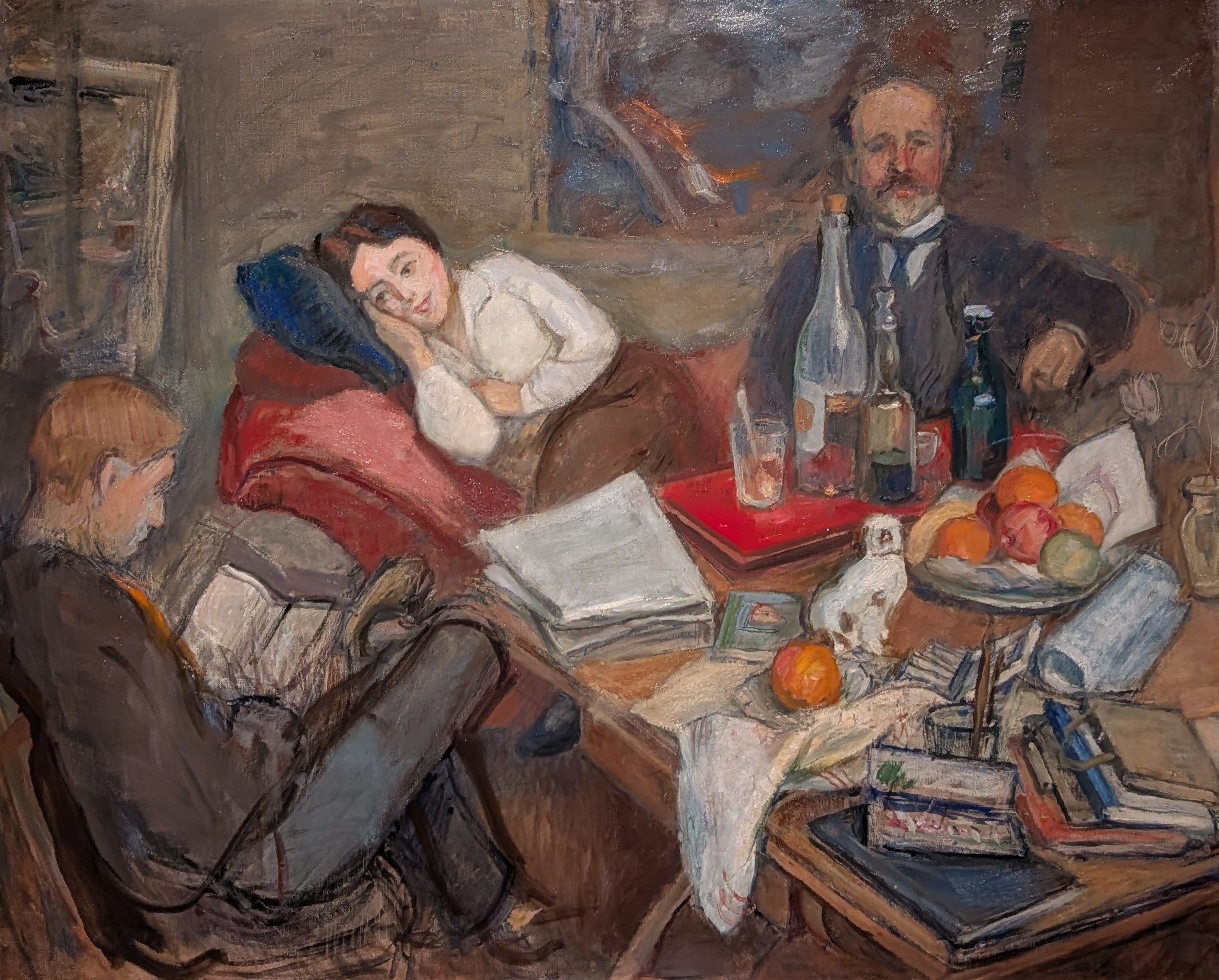 Högläsning hos familjen Pauli by Hanna Hirsch Pauli