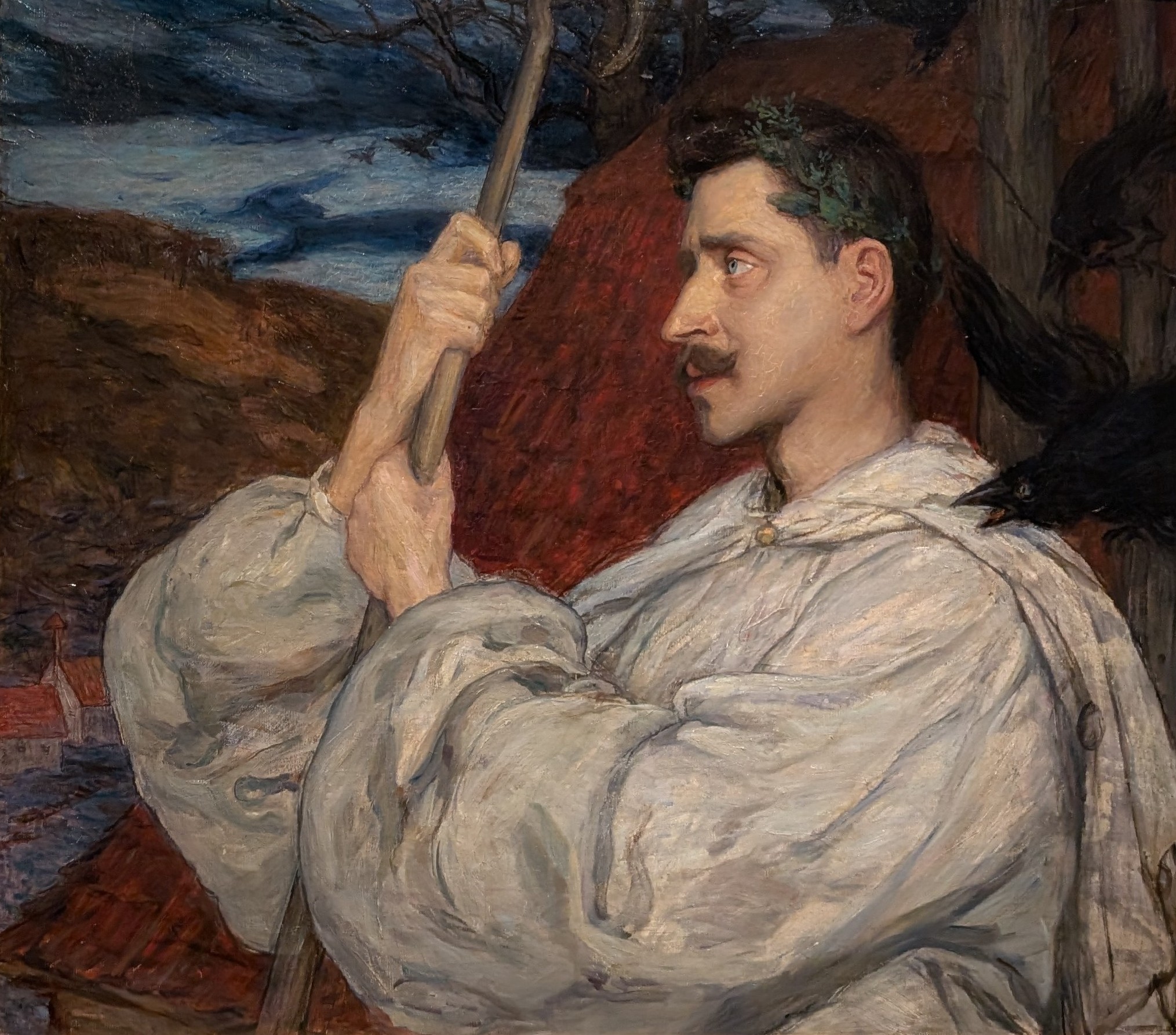 Verner von Heidenstam som Hans Alienus by Hanna Hirsch Pauli