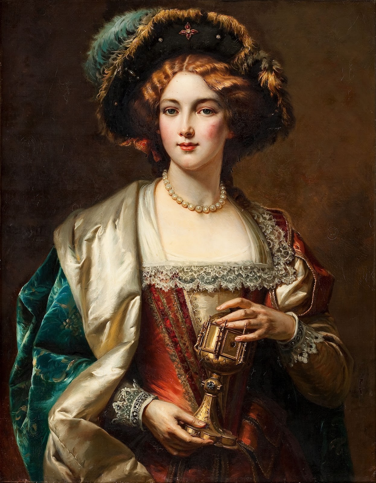 Portrait of a Noblewoman, Cesare Agostino Detti