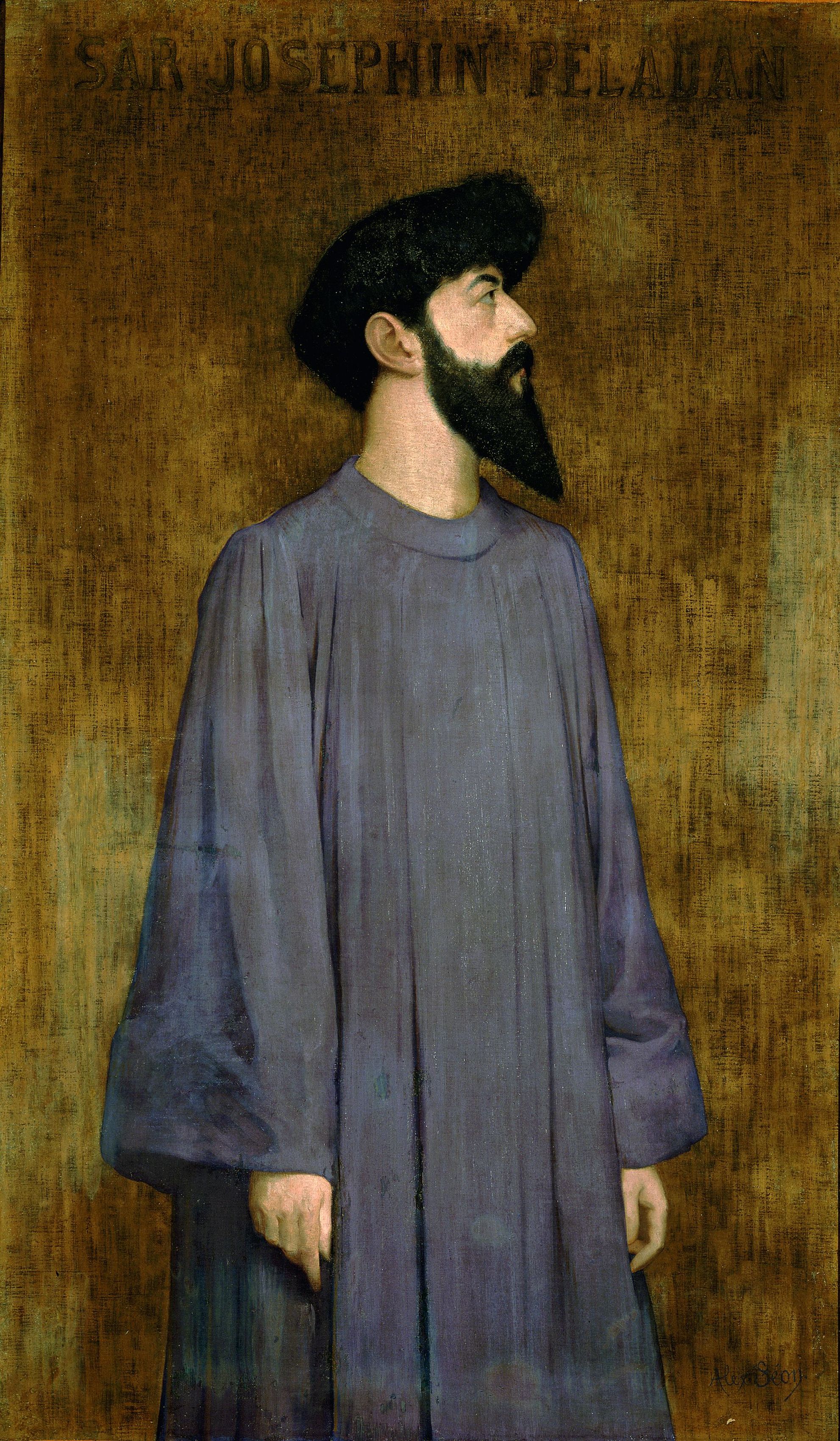 Portrait of Joséphin Peladan, Alexandre Séon