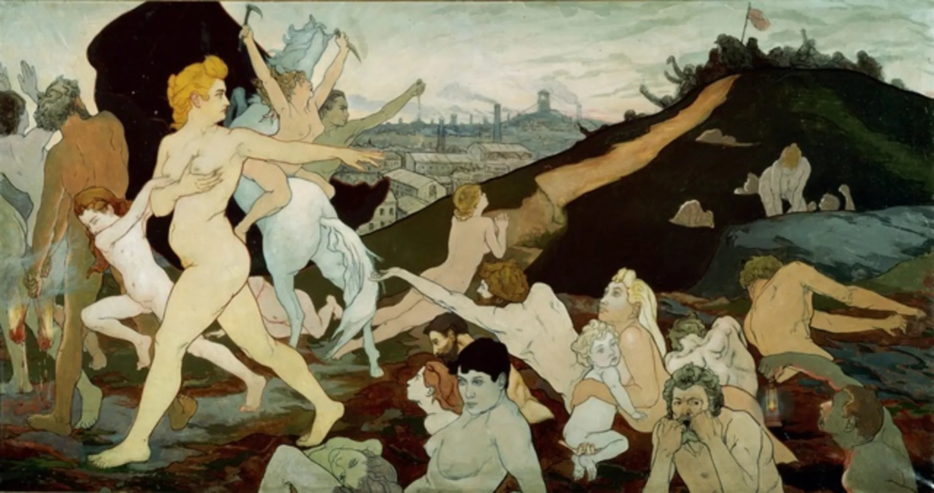 L'aurore du trevail by Charles Maurin