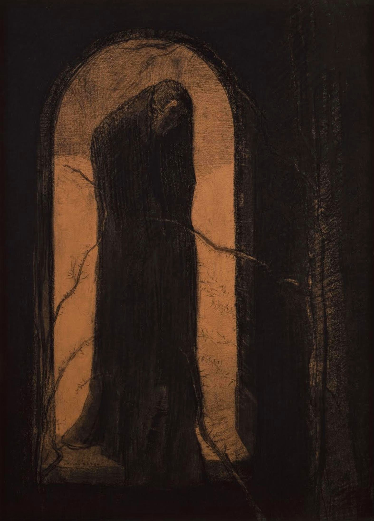La douleur by Odilon Redon