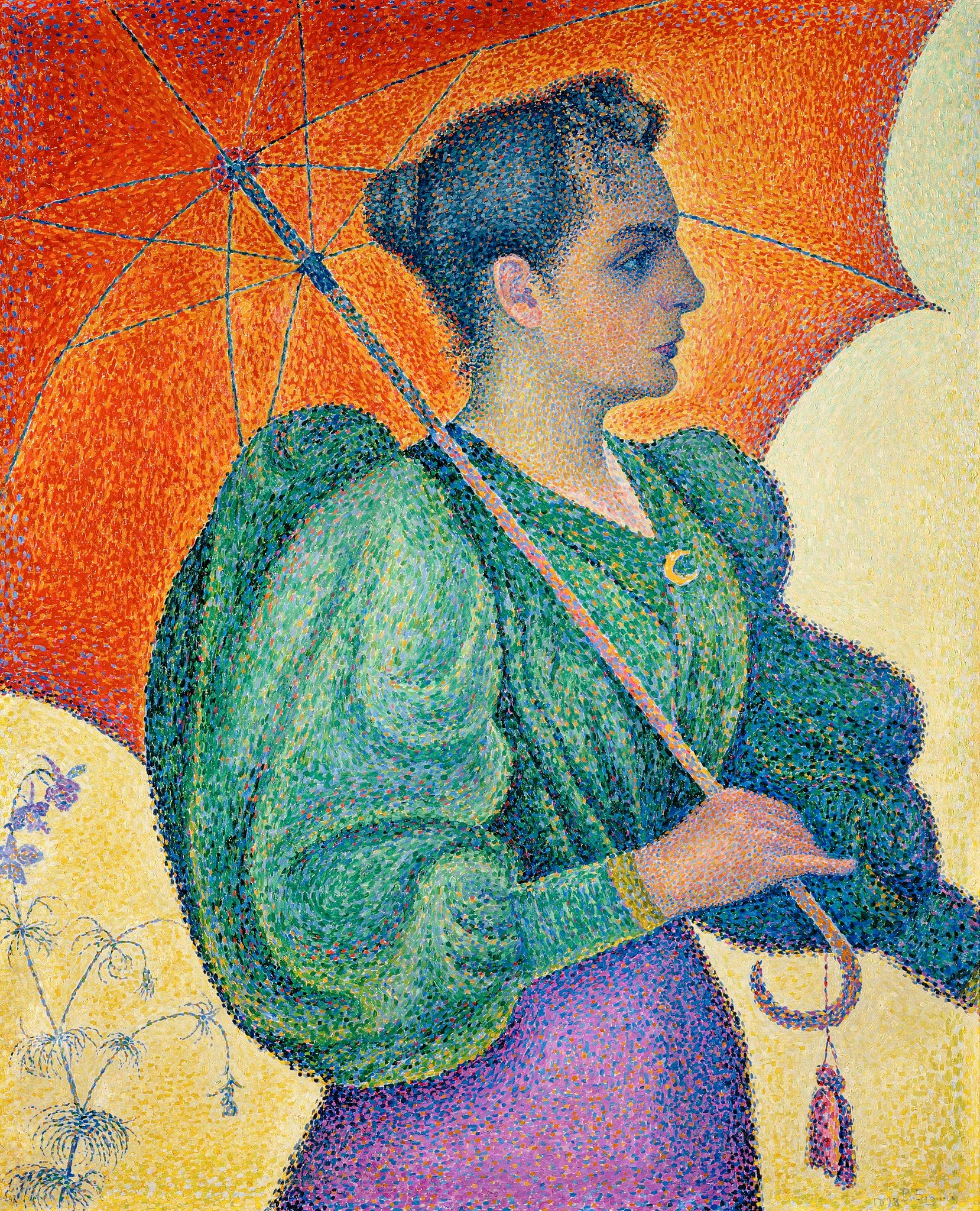 Woman with umbrella, Paul Signac