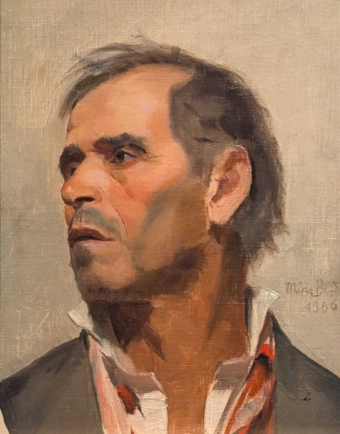 Studie av man by Mina Carlson-Bredberg