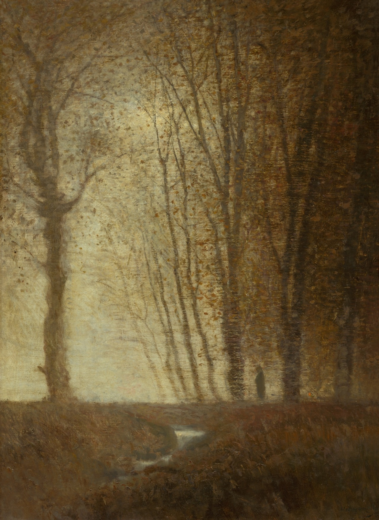 Edge of the Forest in the Moonlight, Ladislav Mednyánszky