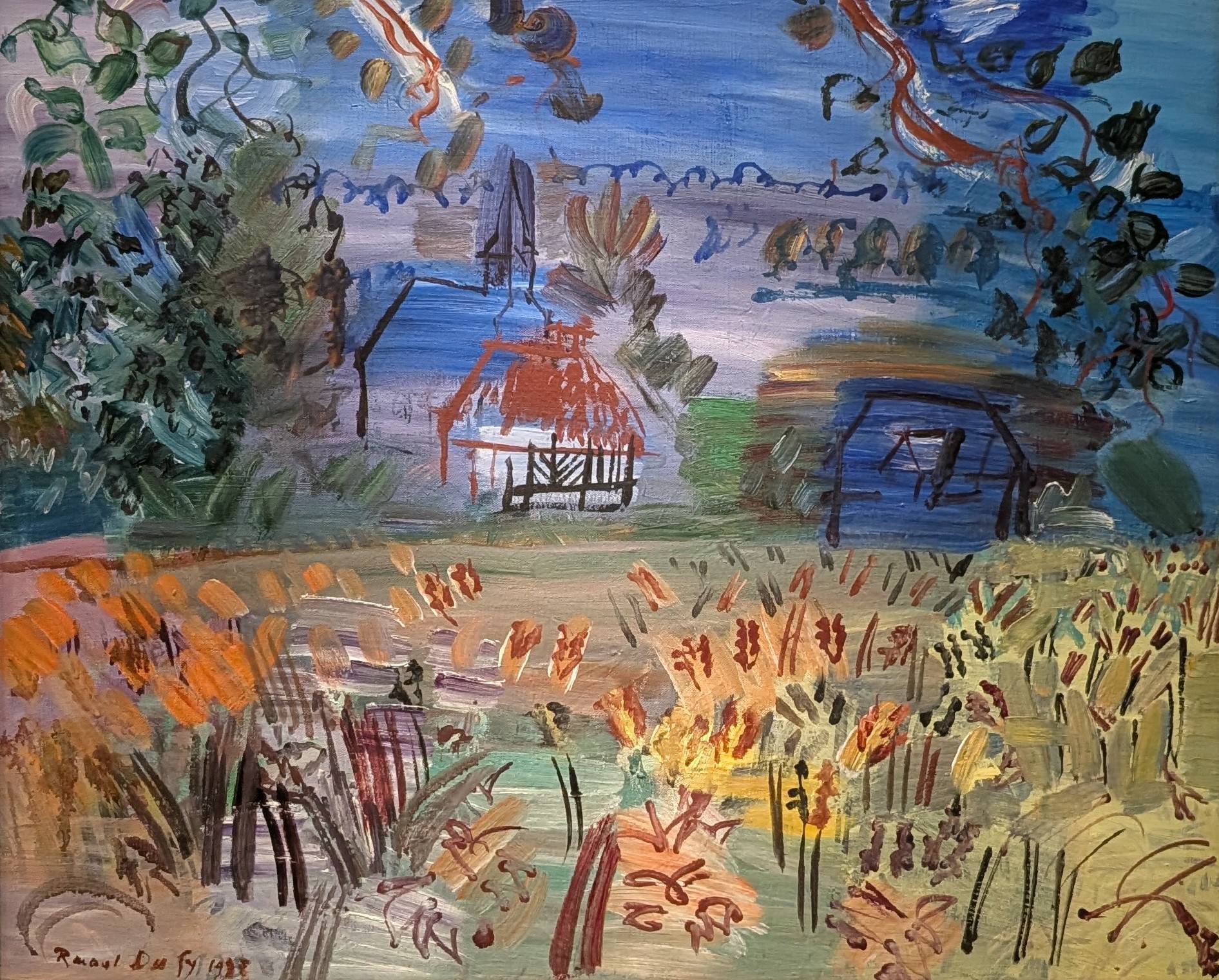 Landskap by Raoul Dufy