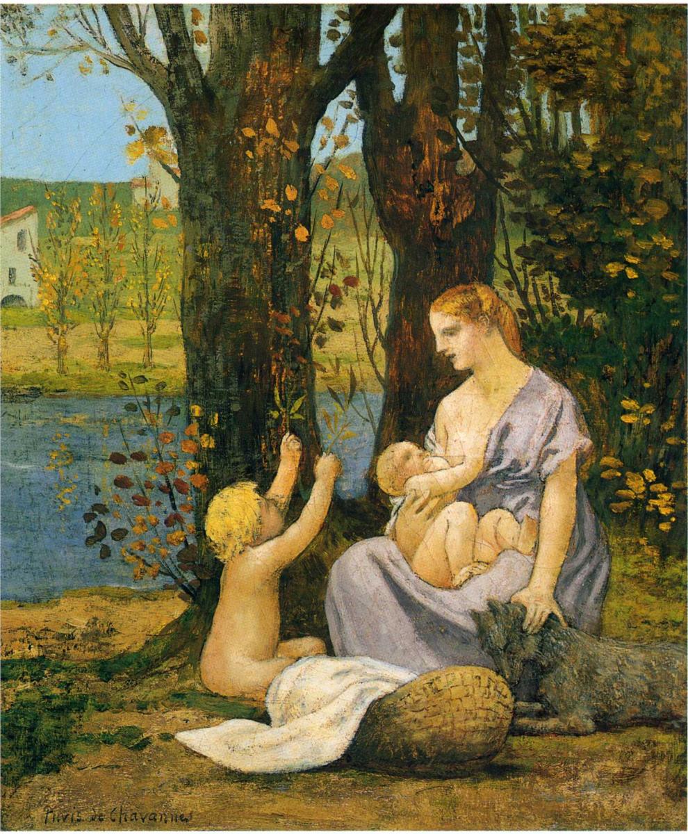 Charity by Pierre Puvis de Chavannes