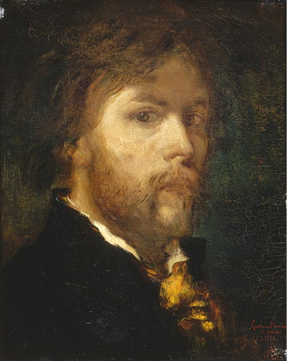 Self-portrait of Gustave Moreau by Gustave Moreau