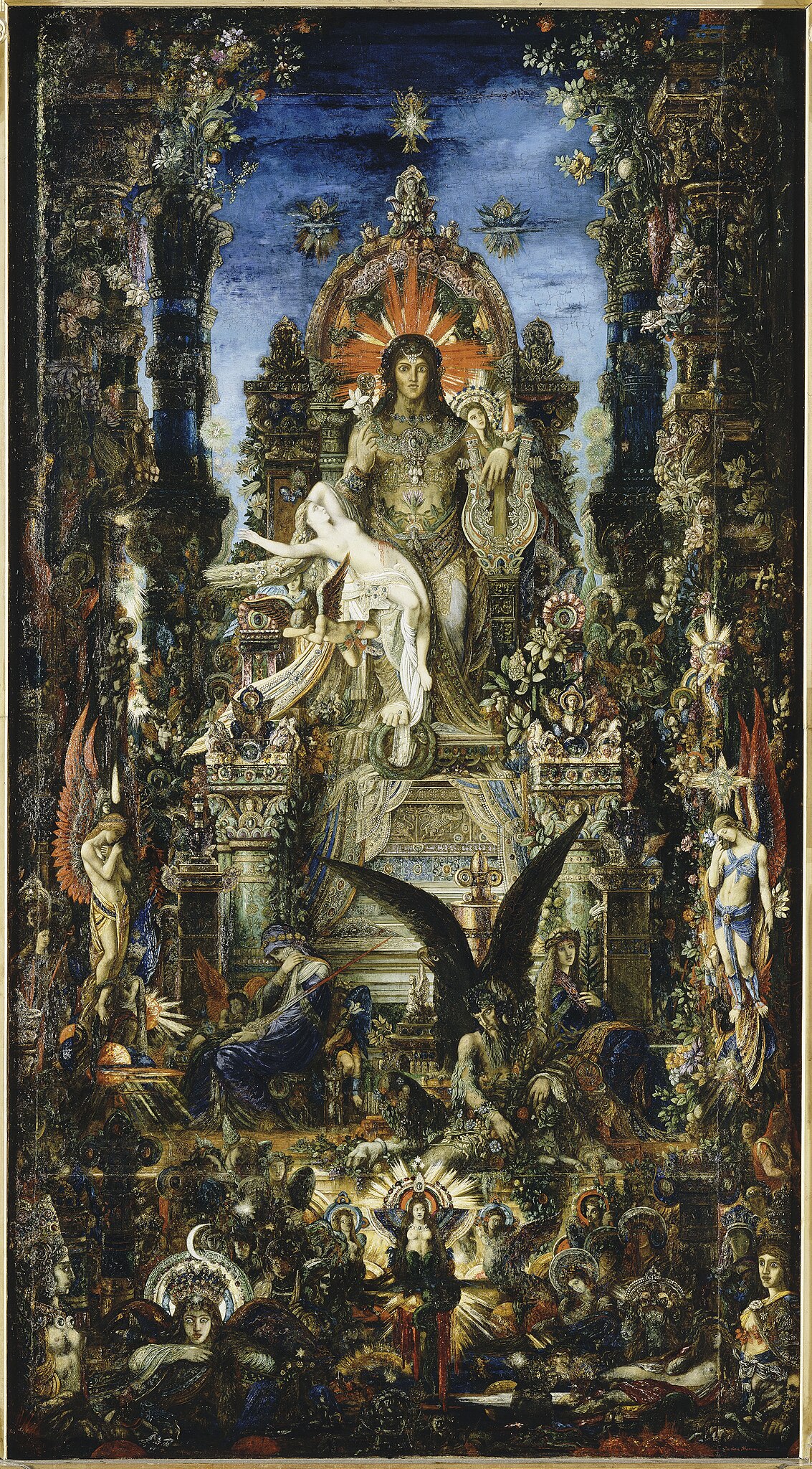 Jupiter et Sémélé by Gustave Moreau