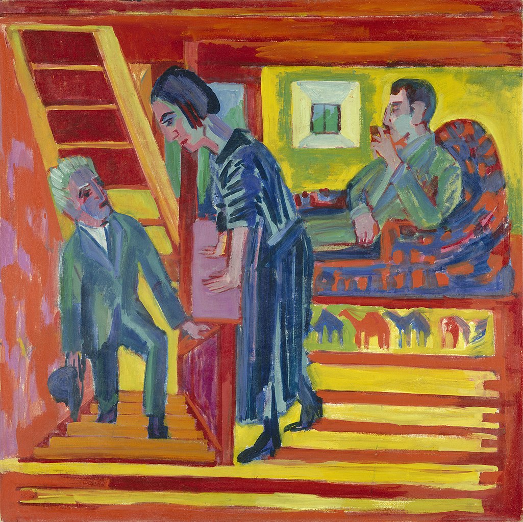 Der Besuch by Ernst Ludwig Kirchner