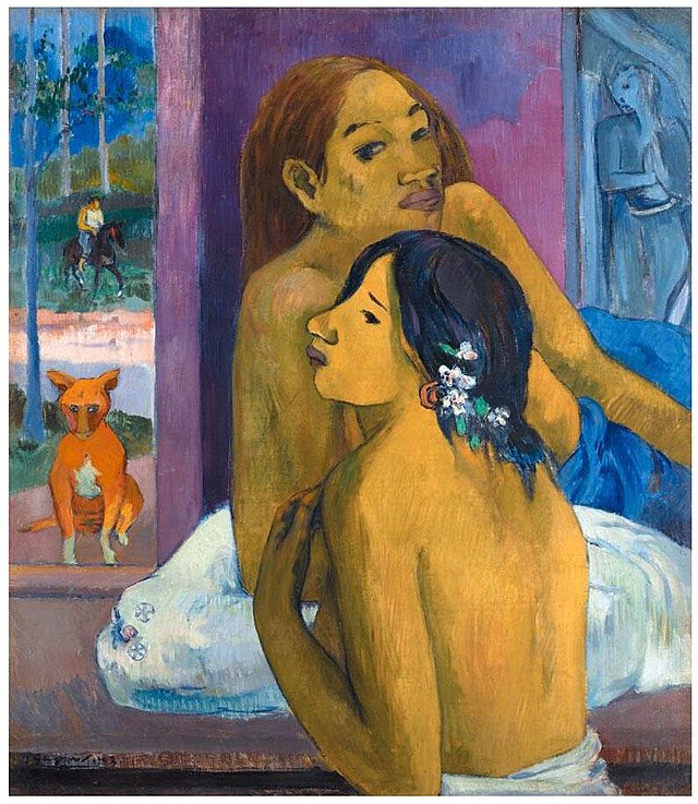 Deux Femmes, ou La Chevelure Fleurie by Paul Gauguin