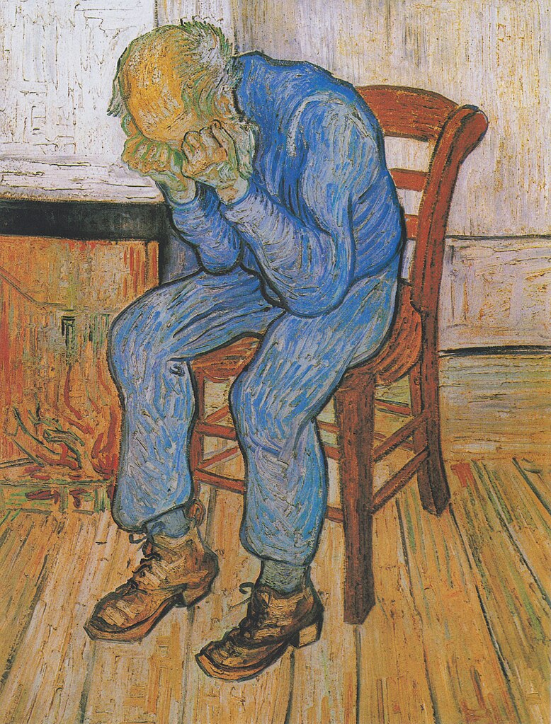 Sorrowing Old Man (At Eternity's Gate) by Vincent Van Gogh