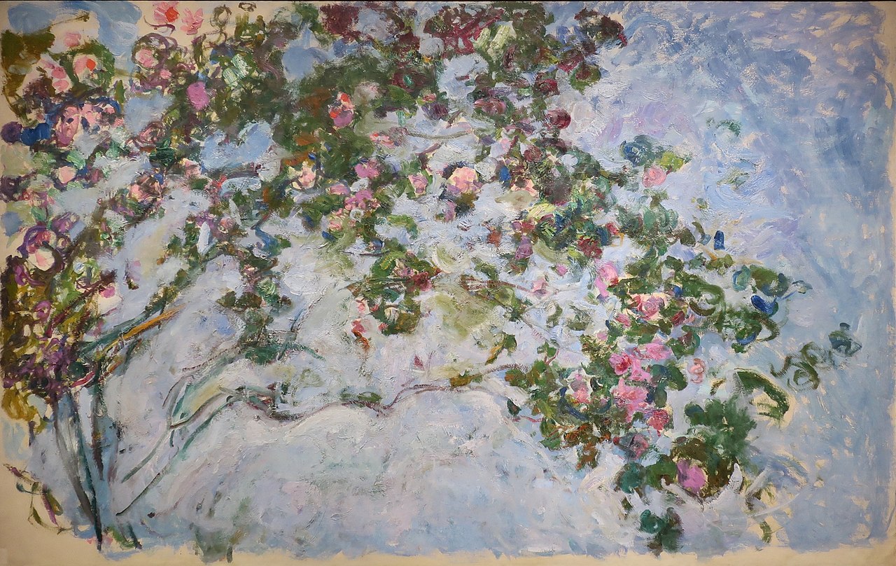 Les Roses by Claude Monet