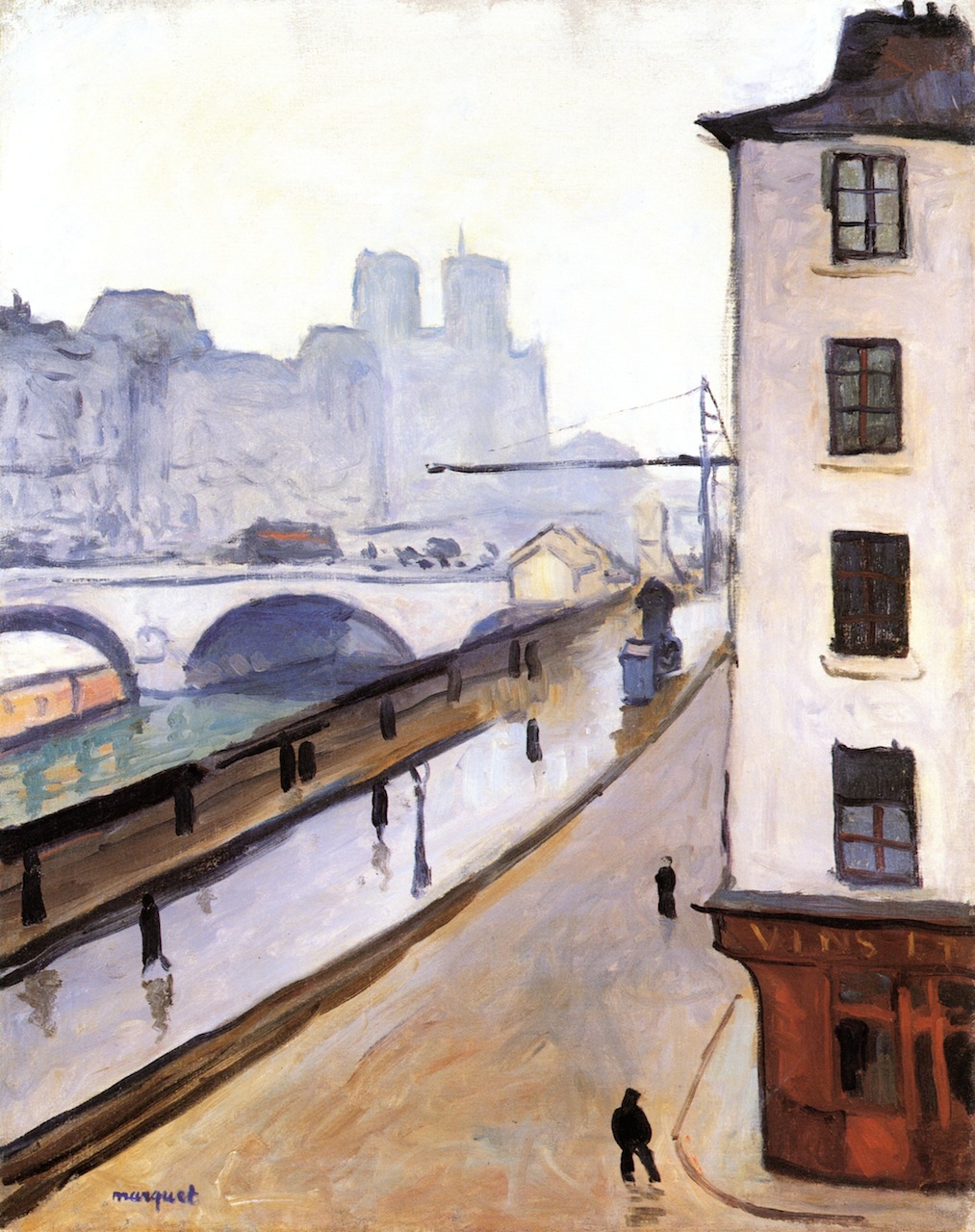 Le Pont Saint-Michel et Notre-Dame by Albert Marquet